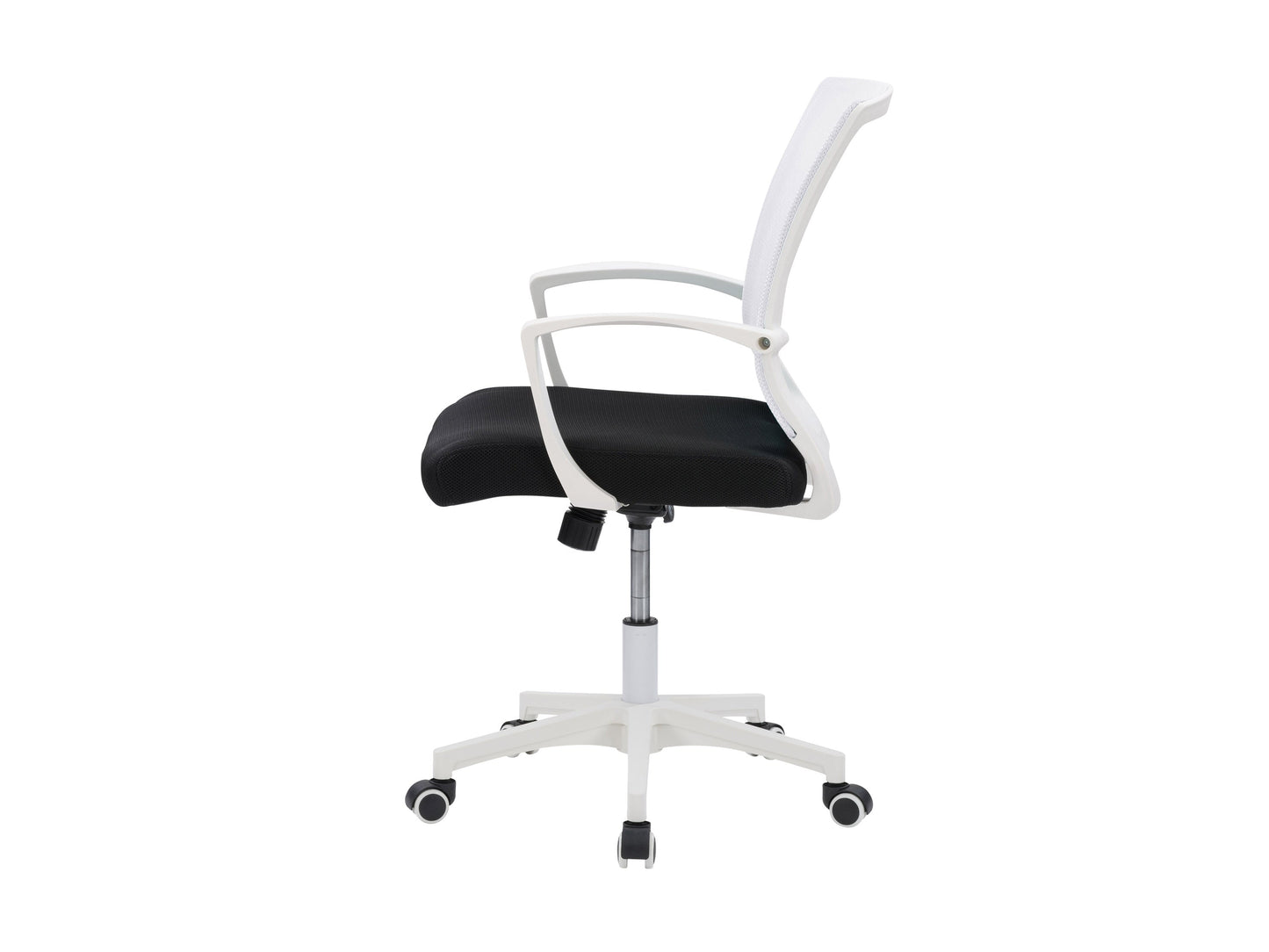 white and black Mesh Task Chair Cooper Collection product image by CorLiving#color_white-and-black