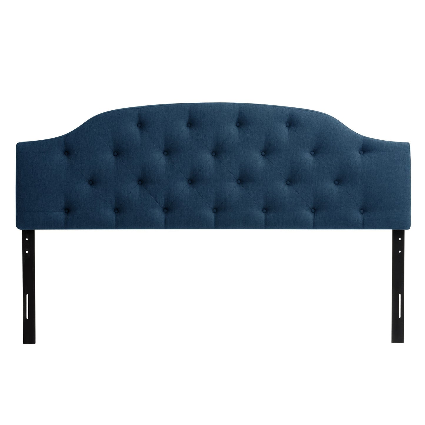 navy blue Diamond Tufted Headboard, King Calera Collection product image by CorLiving#color_navy-blue