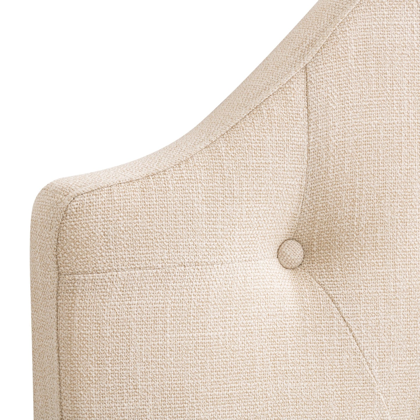cream Diamond Tufted Headboard, Twin / Single Calera Collection detail image by CorLiving#color_cream