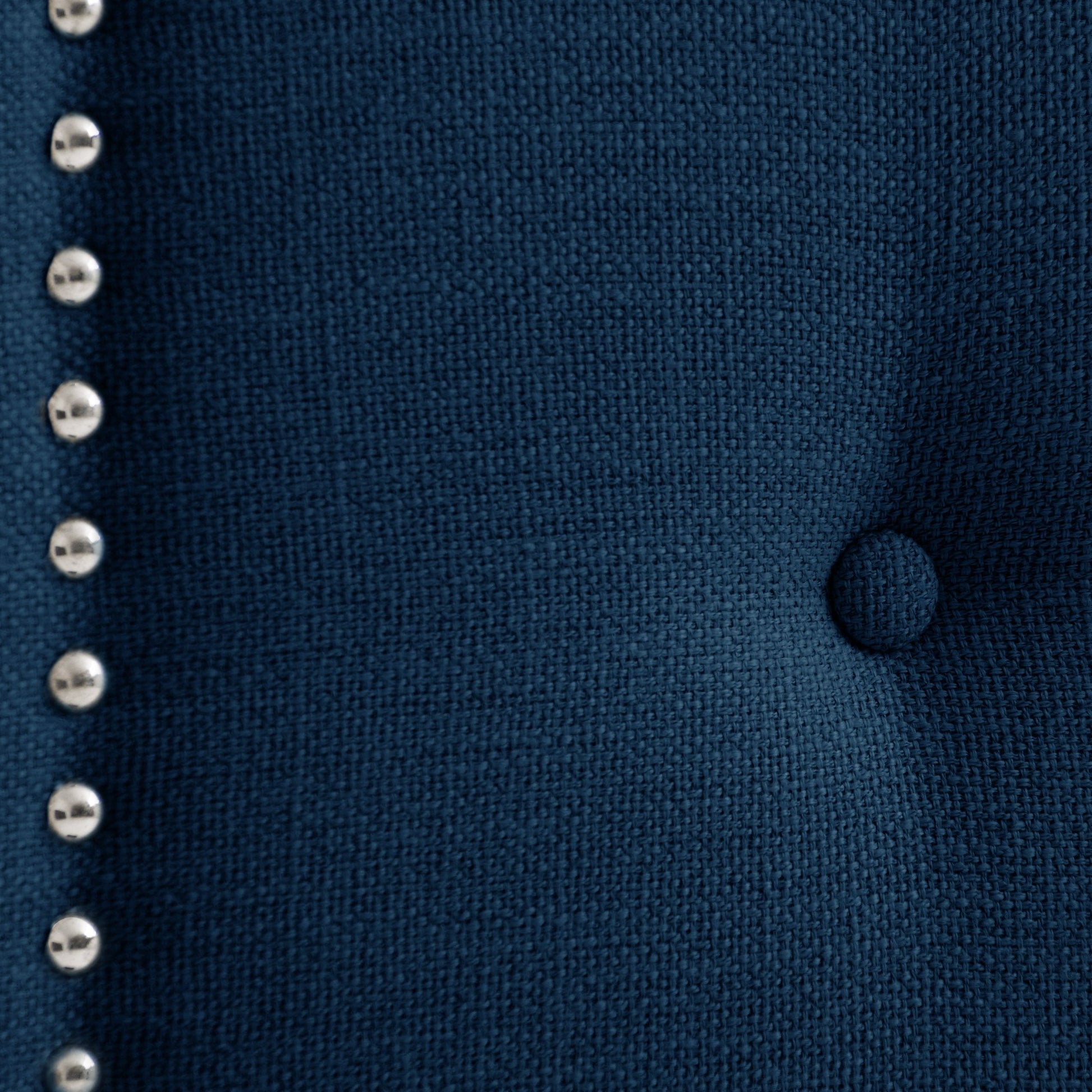 navy blue Padded Headboard, Queen Aspen Collection detail image by CorLiving#color_navy-blue
