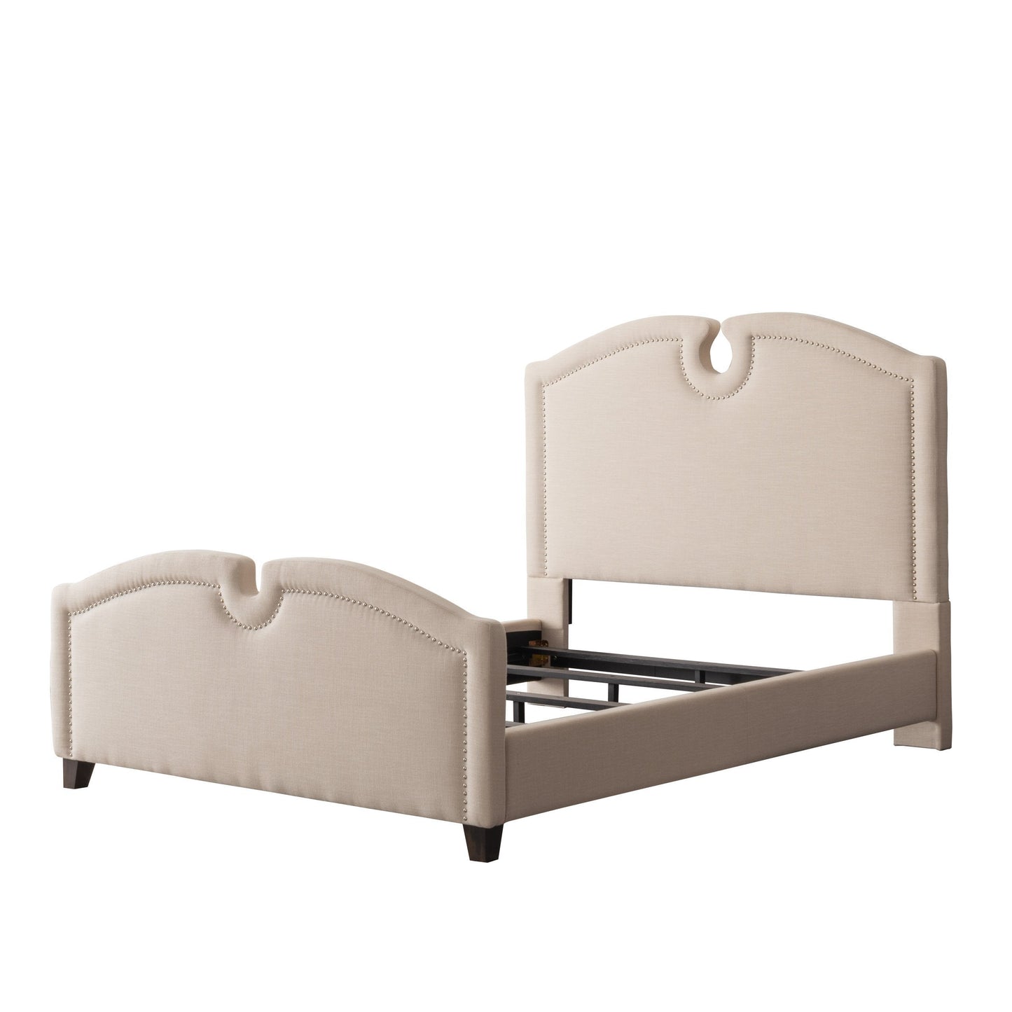 cream Twin / Single Bed Maeve Collection product image by CorLiving#color_cream