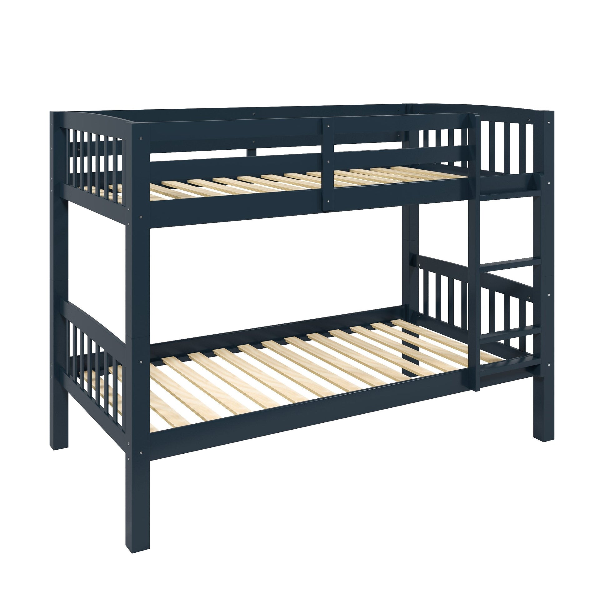 navy blue Wooden Bunk Bed Dakota Collection product image by CorLiving#color_navy-blue