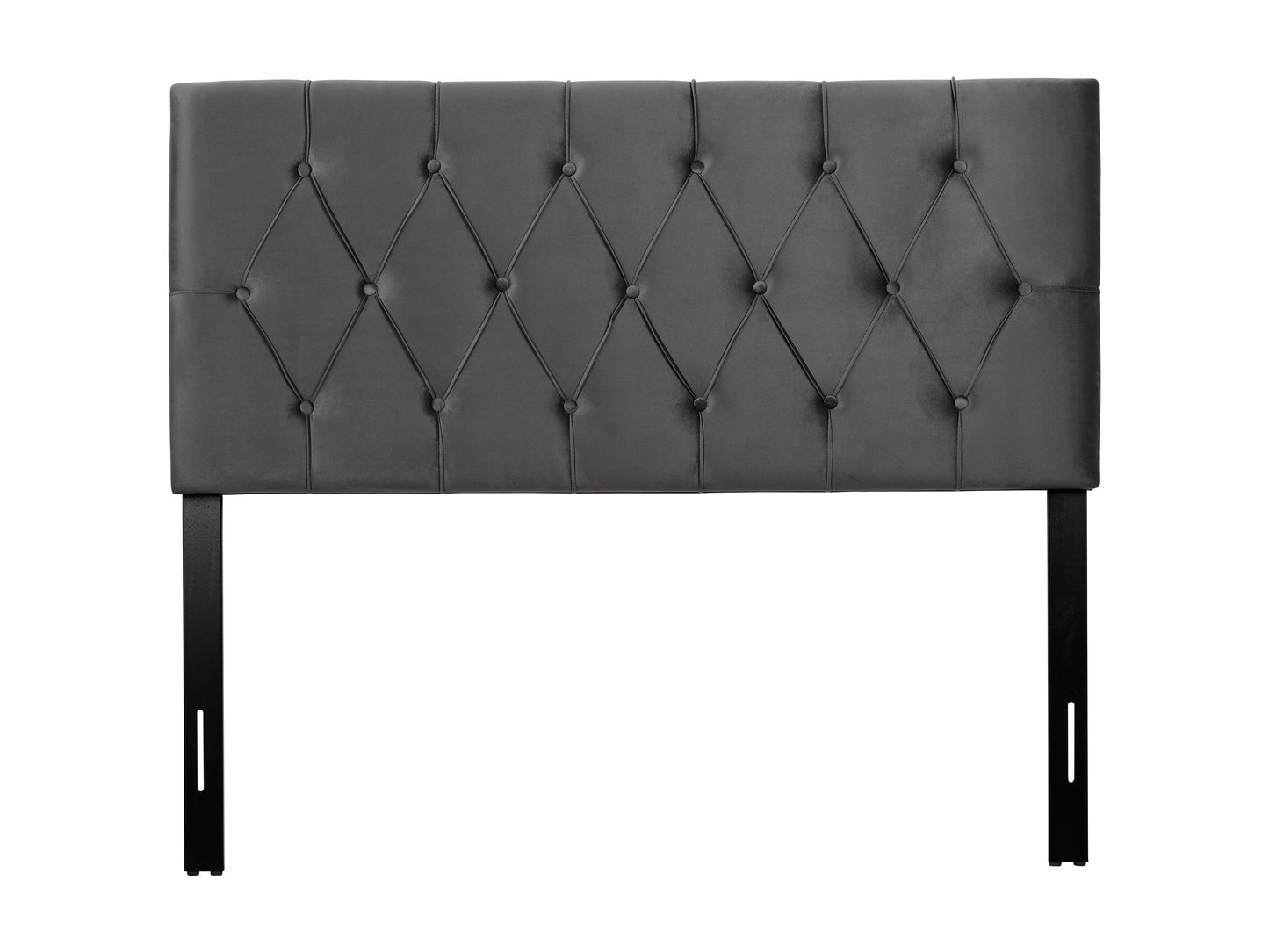 dark grey Velvet Headboard, Full / Double Catalina Collection product image by CorLiving#color_dark-grey