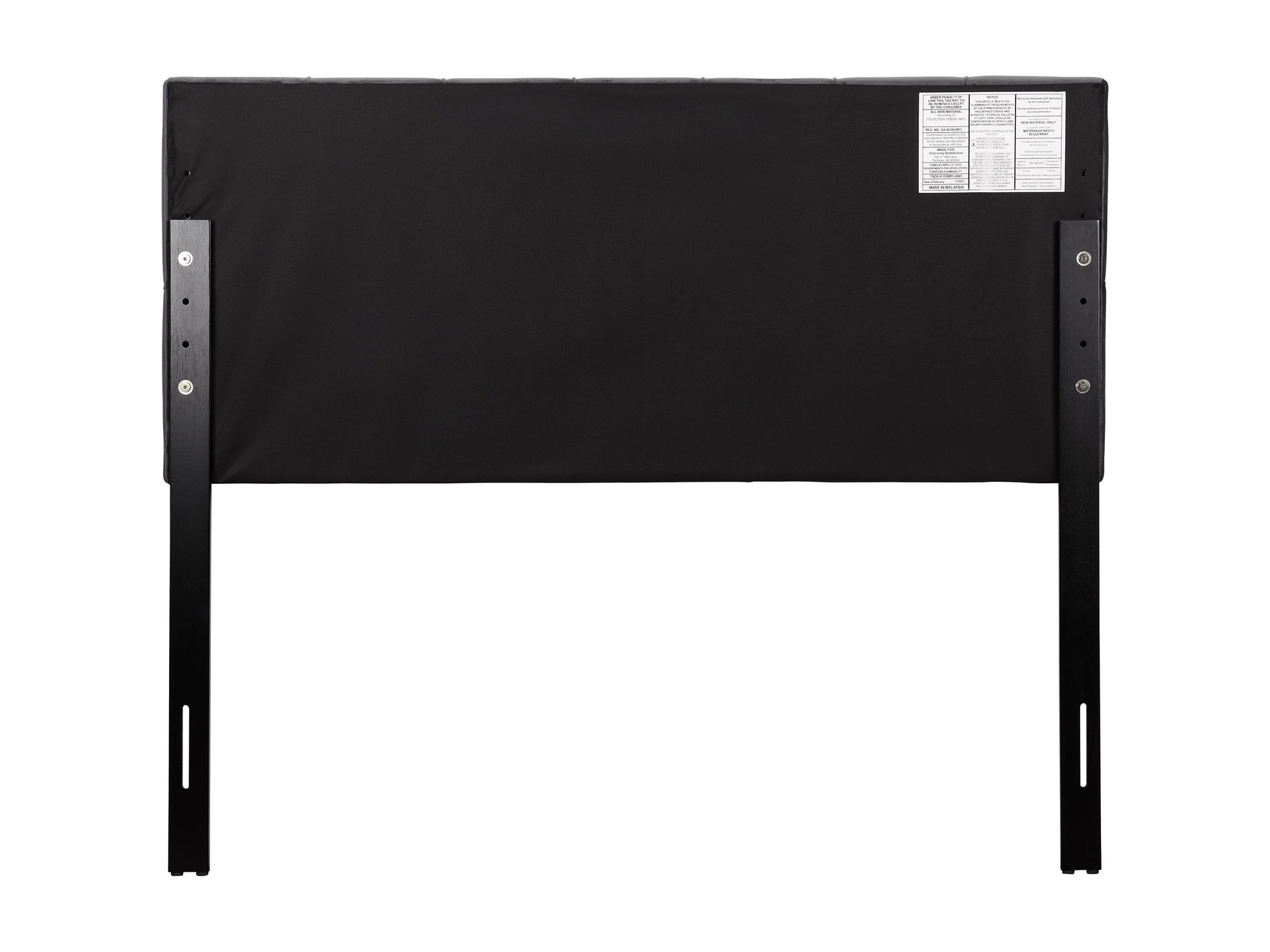 dark grey Velvet Headboard, Full / Double Catalina Collection product image by CorLiving#color_dark-grey