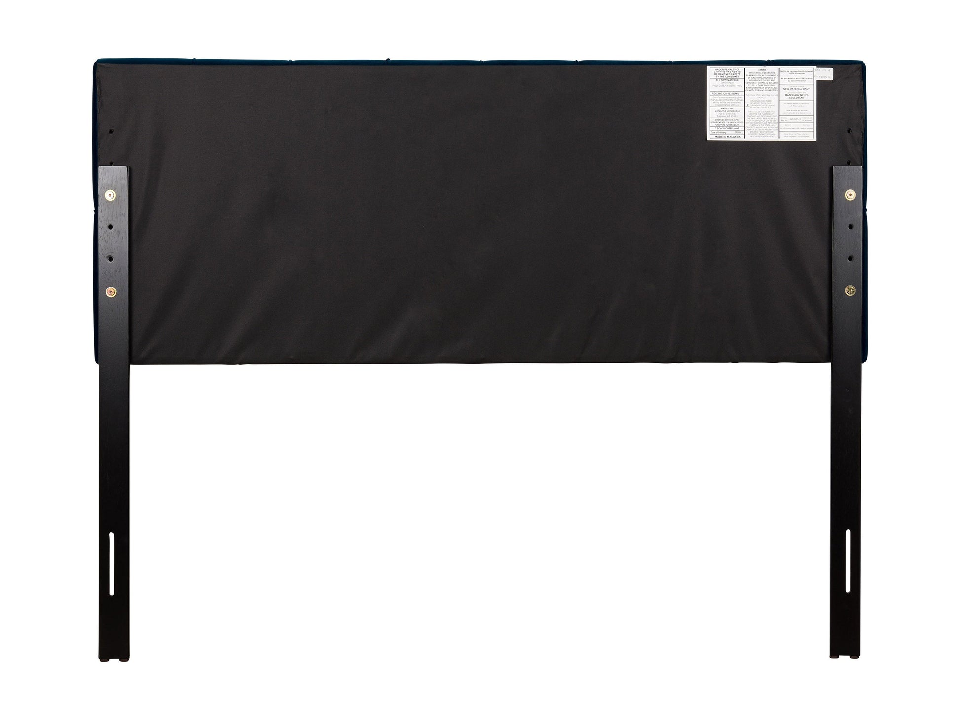 navy blue Velvet Headboard, Queen Catalina Collection product image by CorLiving#color_navy-blue