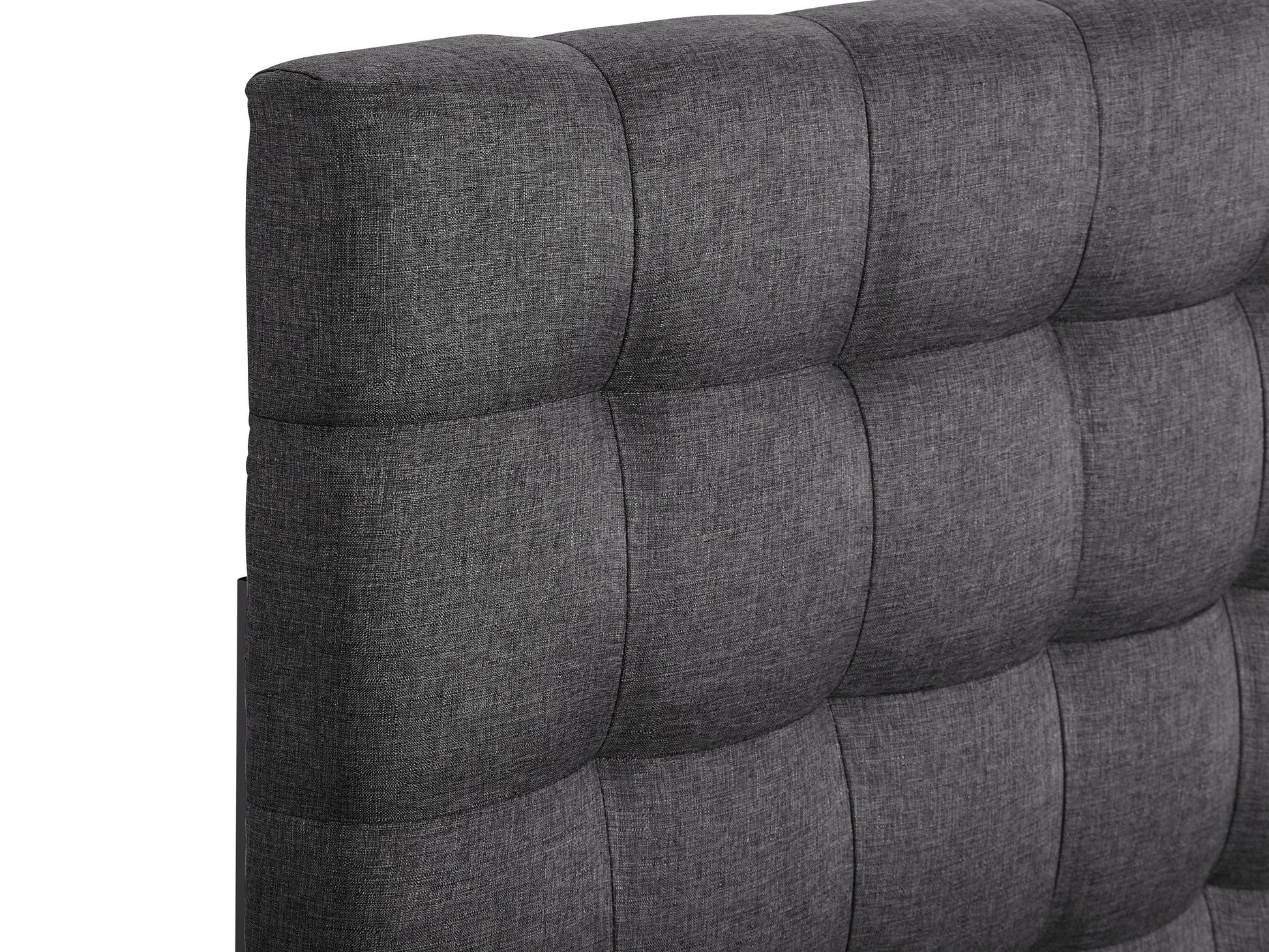 grey Modern Headboard, King Valencia Collection detail image by CorLiving#color_grey