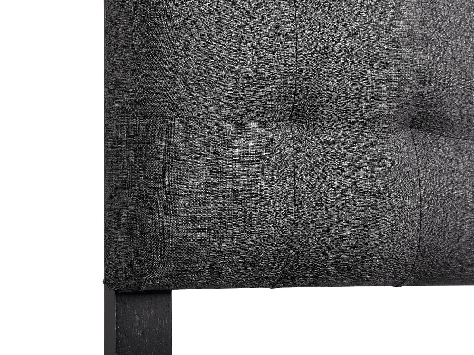 grey Modern Headboard, Queen Valencia Collection detail image by CorLiving#color_grey