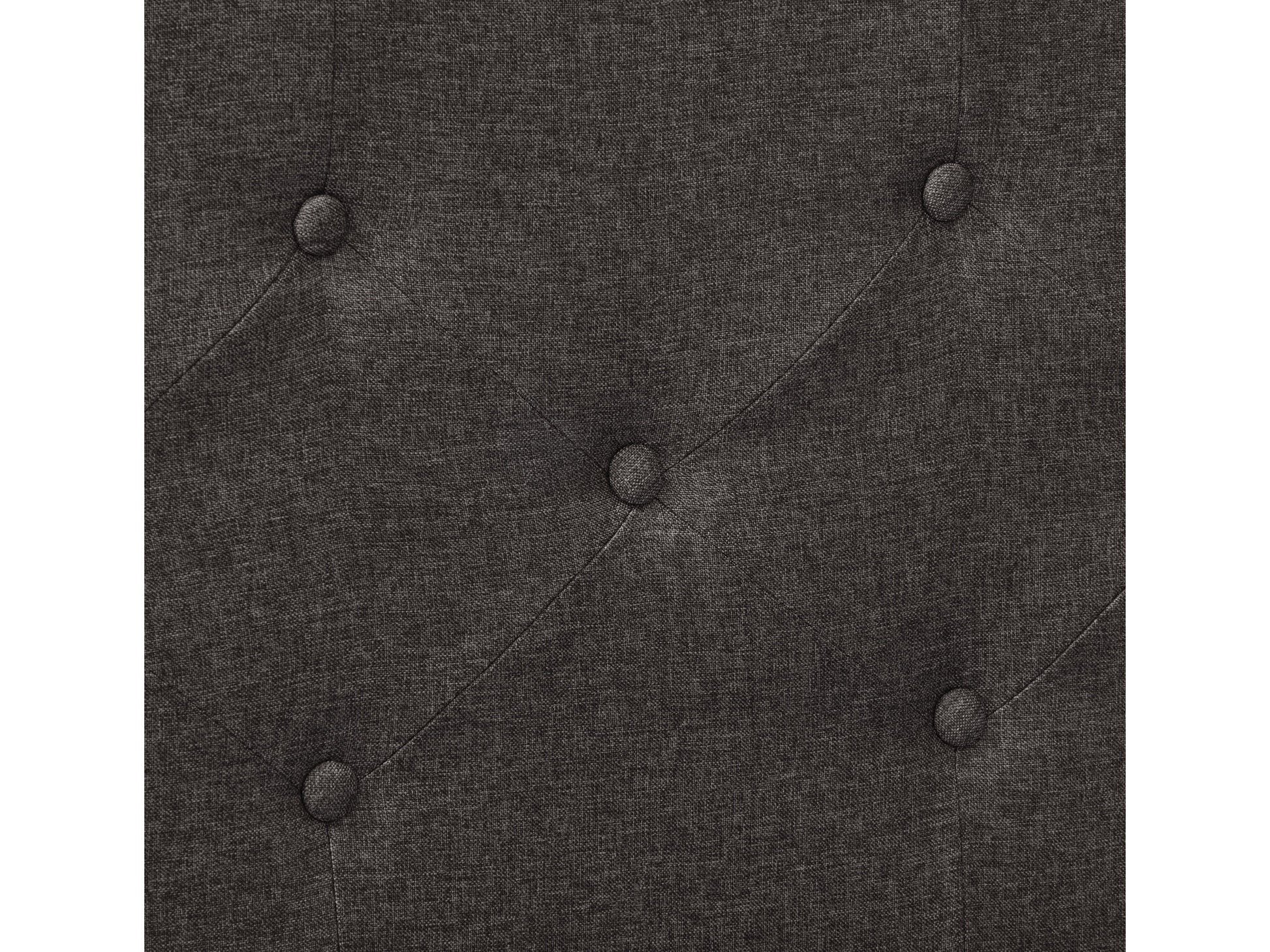 dark grey Button Tufted Queen Bed Nova Ridge Collection detail image by CorLiving#color_nova-ridge-dark-grey