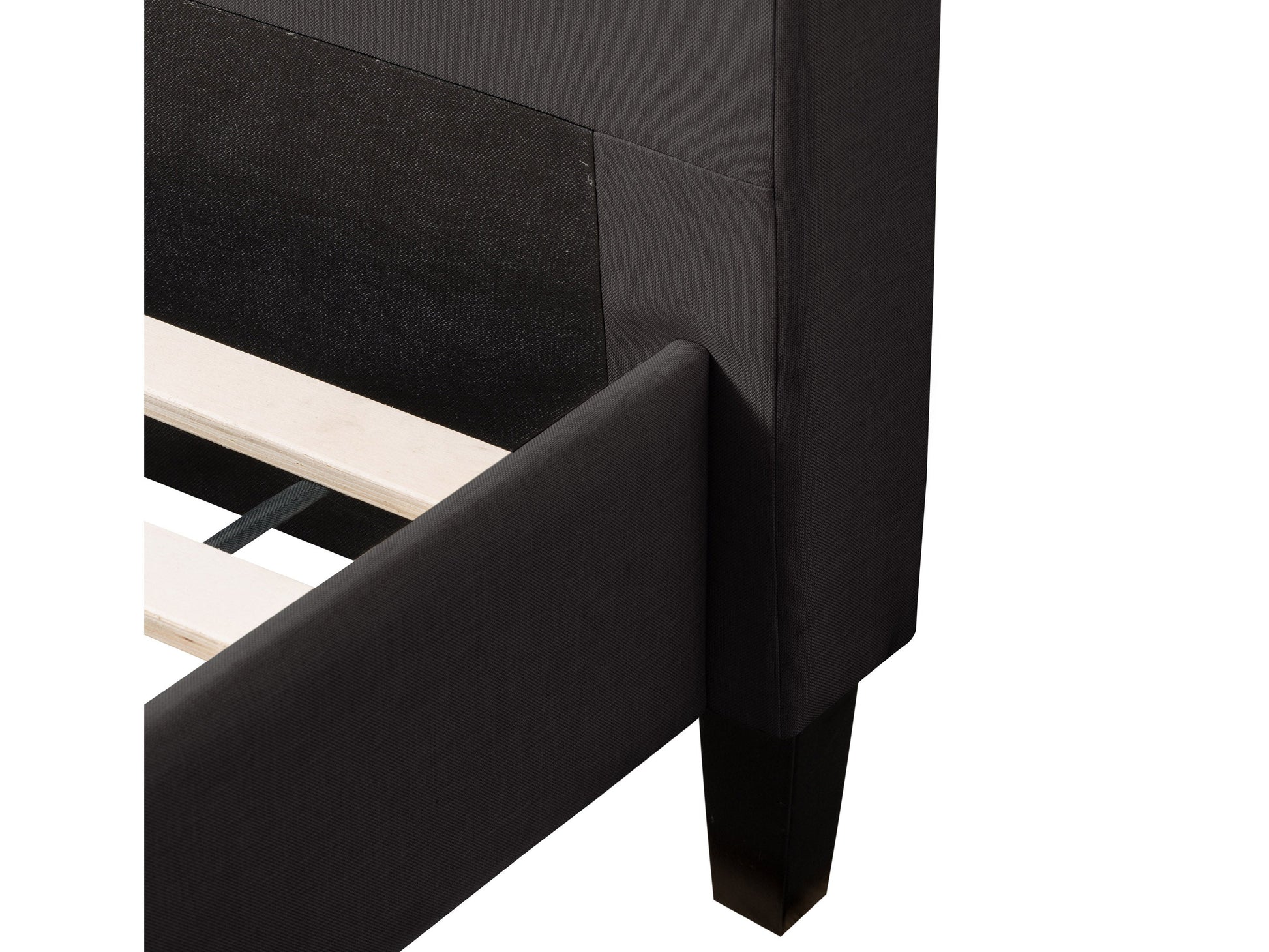 dark grey Upholstered Double / Full Bed Bellevue Collection detail image by CorLiving#color_bellevue-dark-grey