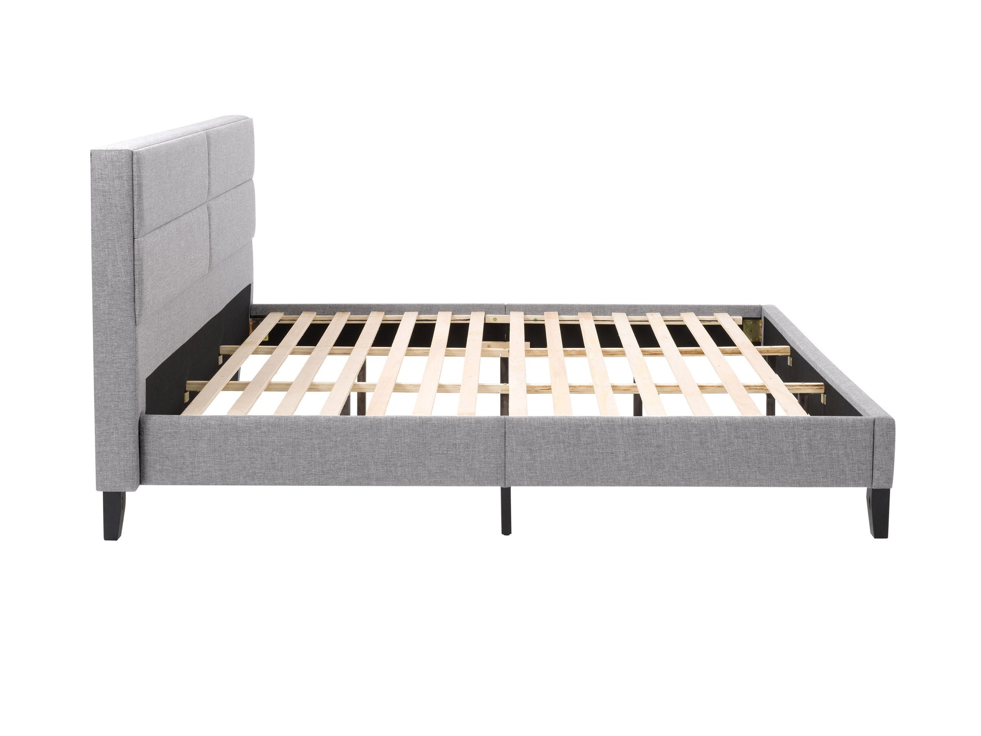 grey Upholstered King Bed Bellevue Collection product image by CorLiving#color_bellevue-light-grey