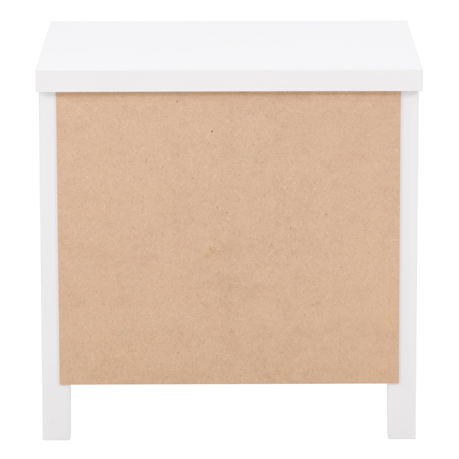 white 2 Drawer Night Stand Boston Collection product image by CorLiving#color_white