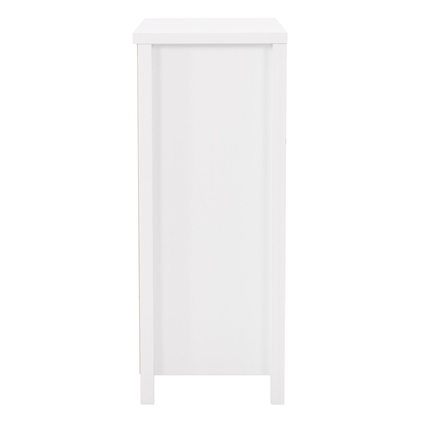 white 5 Drawer Dresser Boston Collection product image by CorLiving#color_white