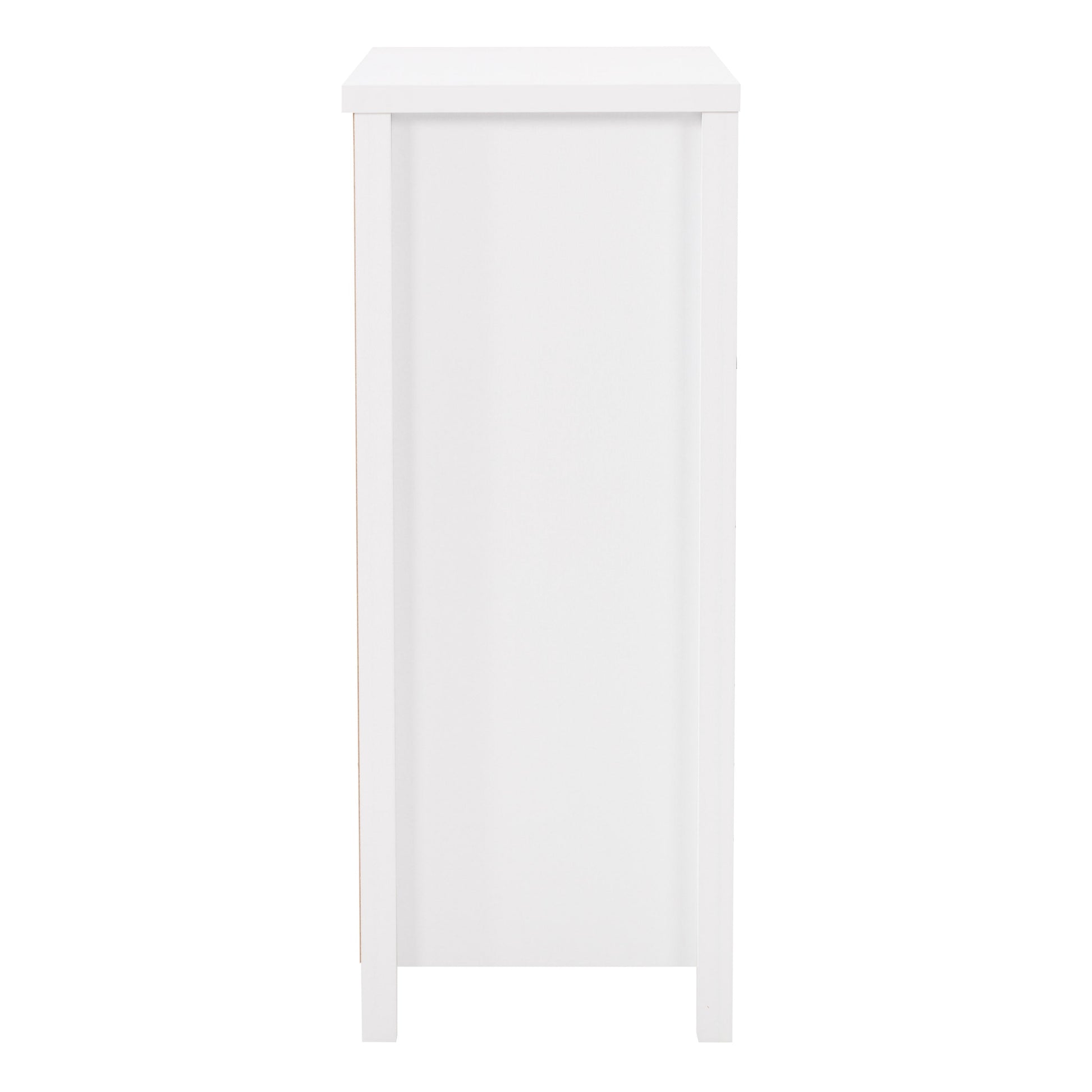 white 5 Drawer Dresser Boston Collection product image by CorLiving#color_white