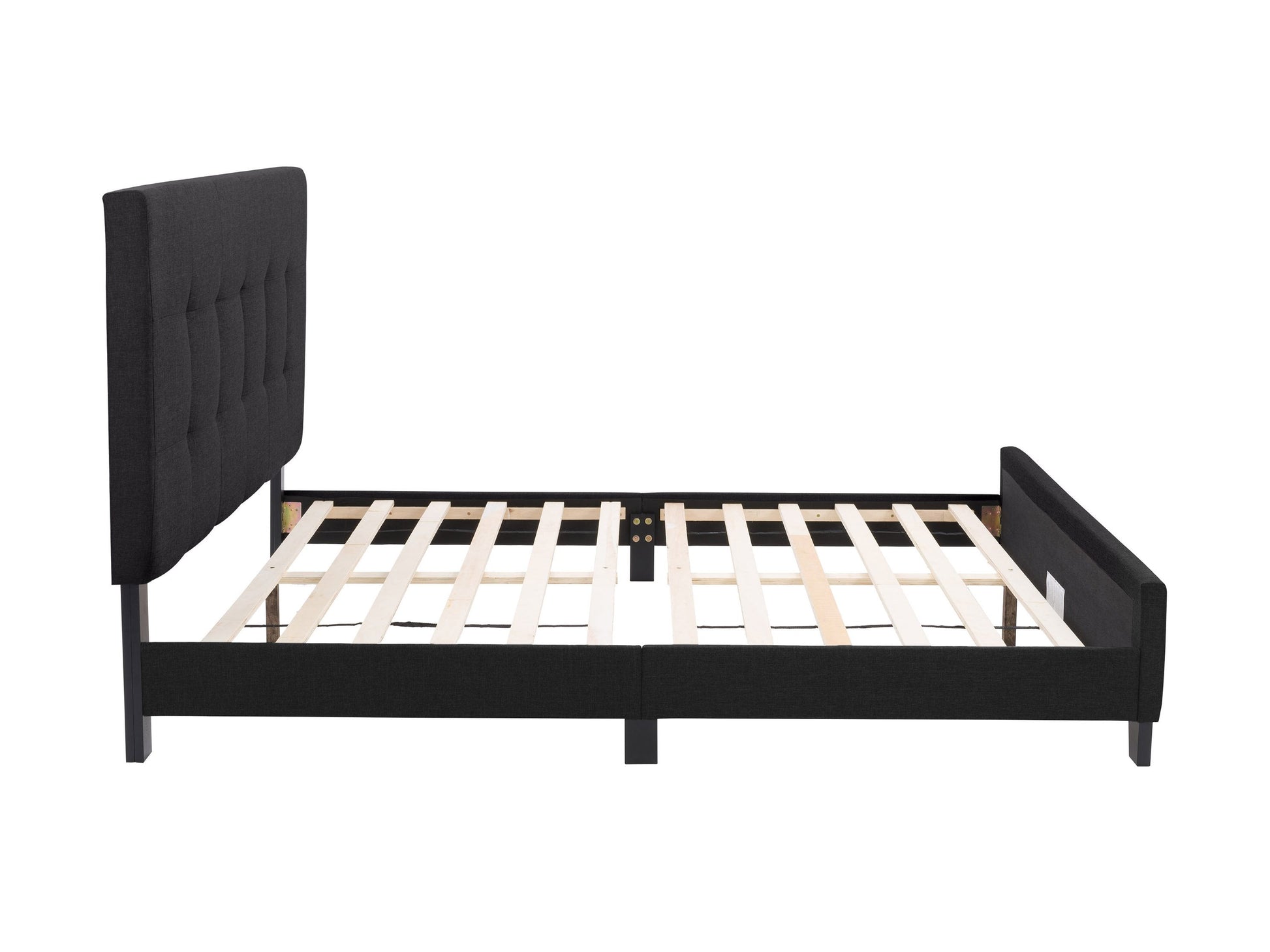 black Queen Panel Bed Ellery Collection product image by CorLiving#color_ellery-black