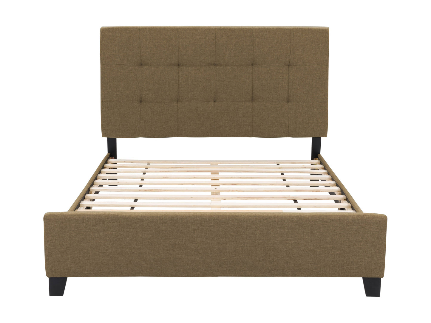 Clay Queen Panel Bed Ellery Collection product image by CorLiving#color_ellery-clay