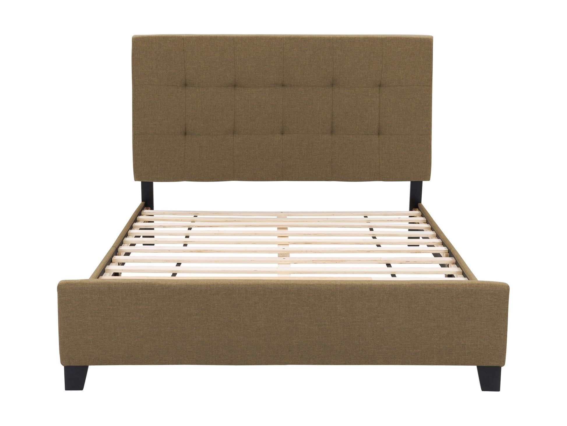 Clay Queen Panel Bed Ellery Collection product image by CorLiving#color_ellery-clay