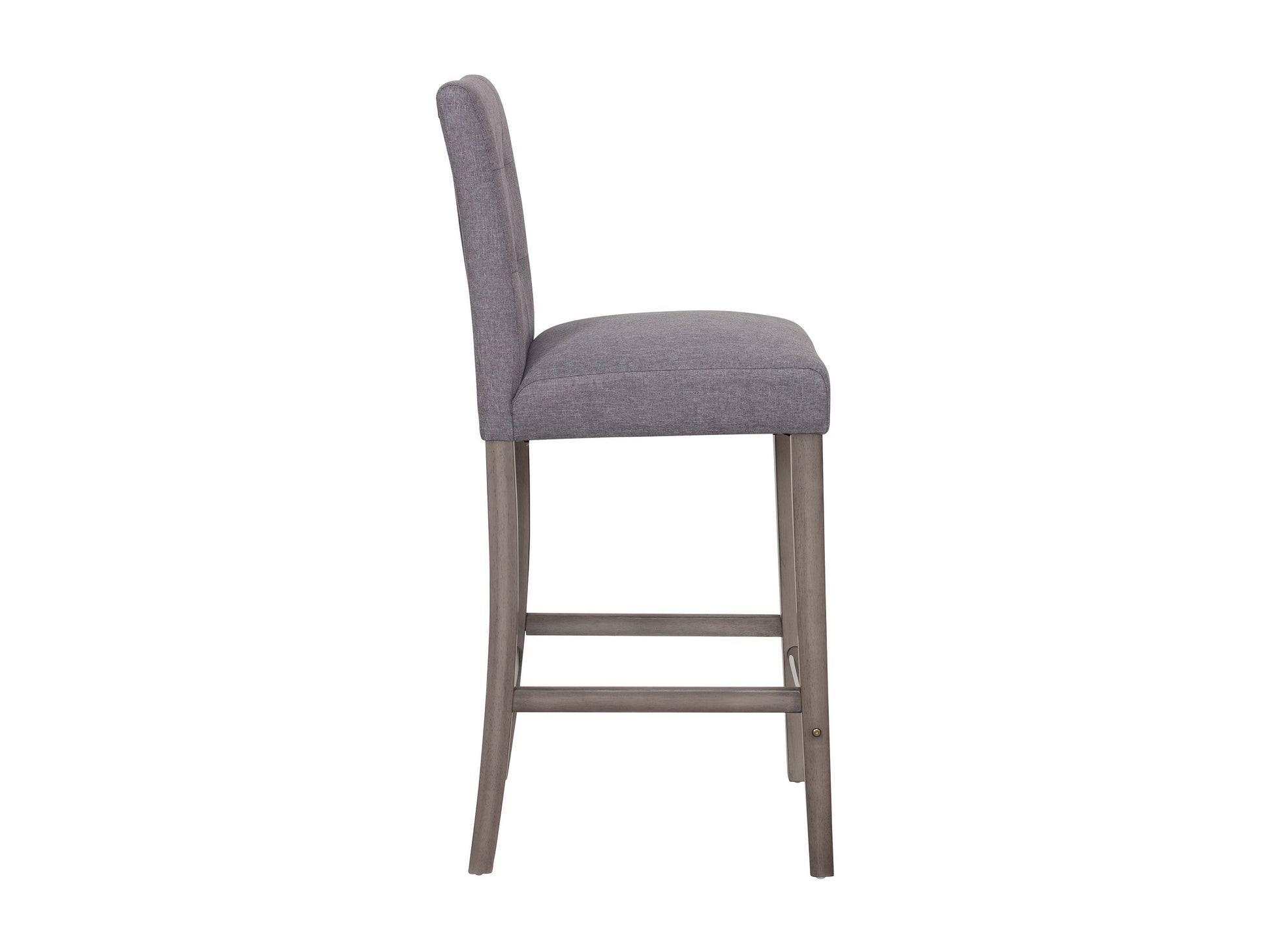 silver grey Wood Bar Stool Bar Height Leila Collection product image by CorLiving#color_silver-grey