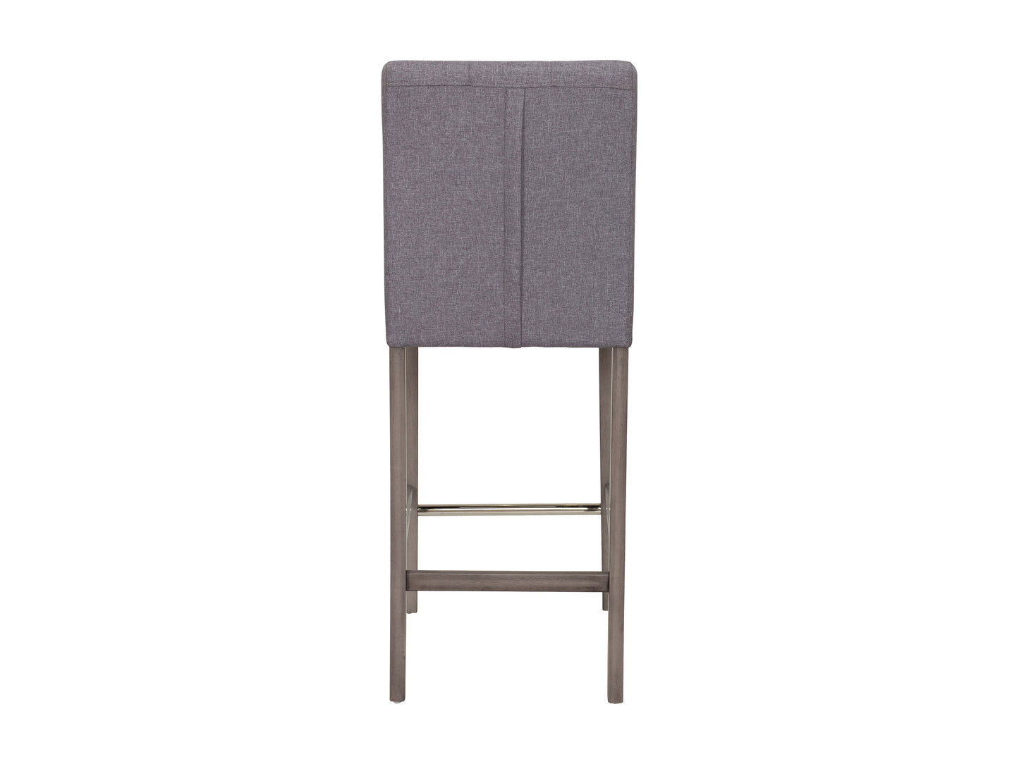 silver grey Wood Bar Stool Bar Height Leila Collection product image by CorLiving#color_silver-grey