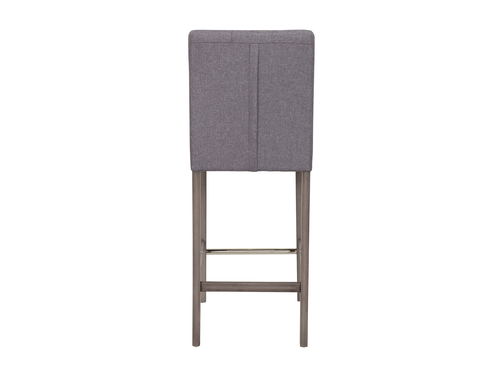silver grey Wood Bar Stool Bar Height Leila Collection product image by CorLiving#color_silver-grey