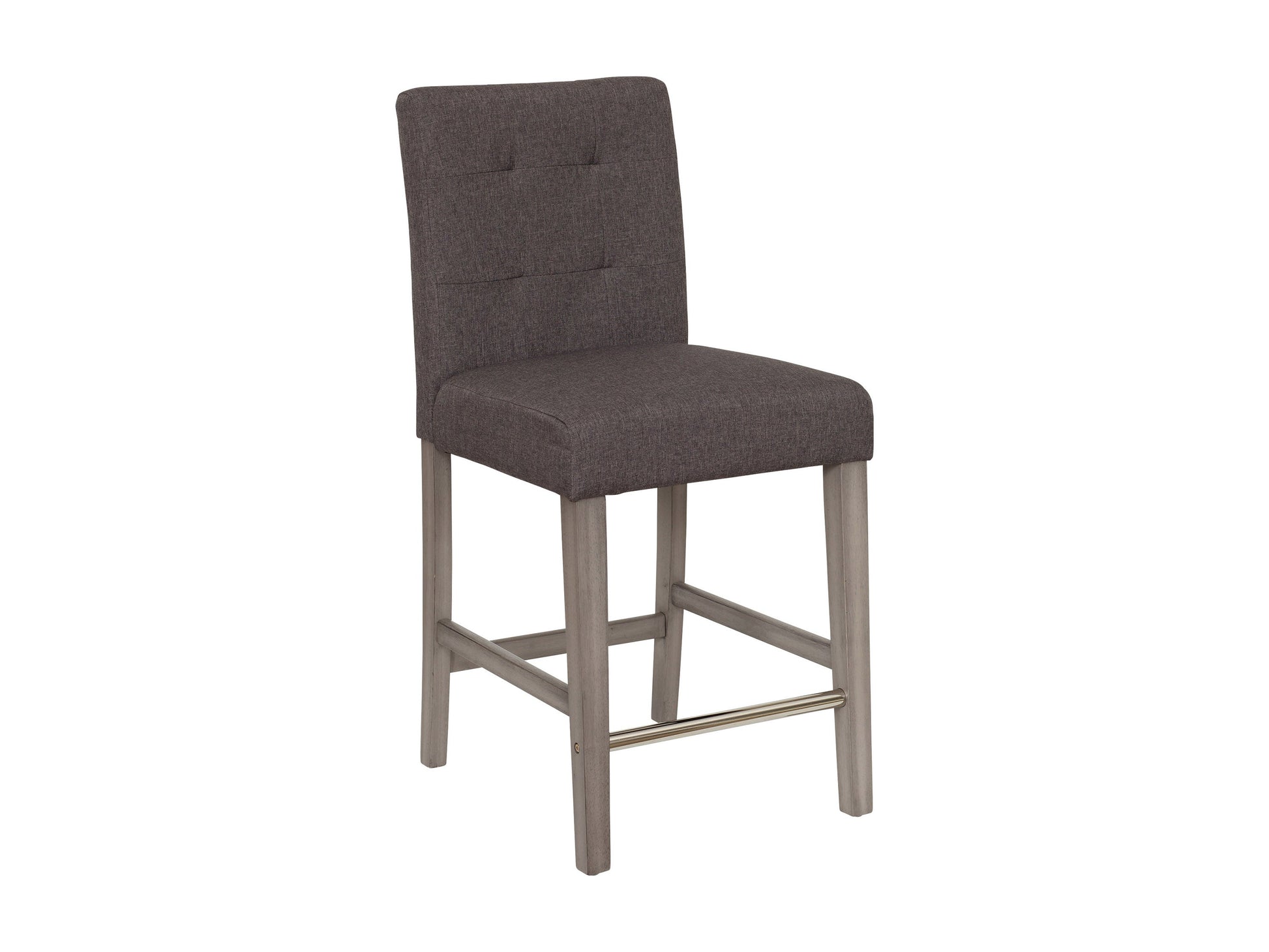 charcoal brown Wood Bar Stool Counter Height Leila Collection product image by CorLiving#color_charcoal-brown