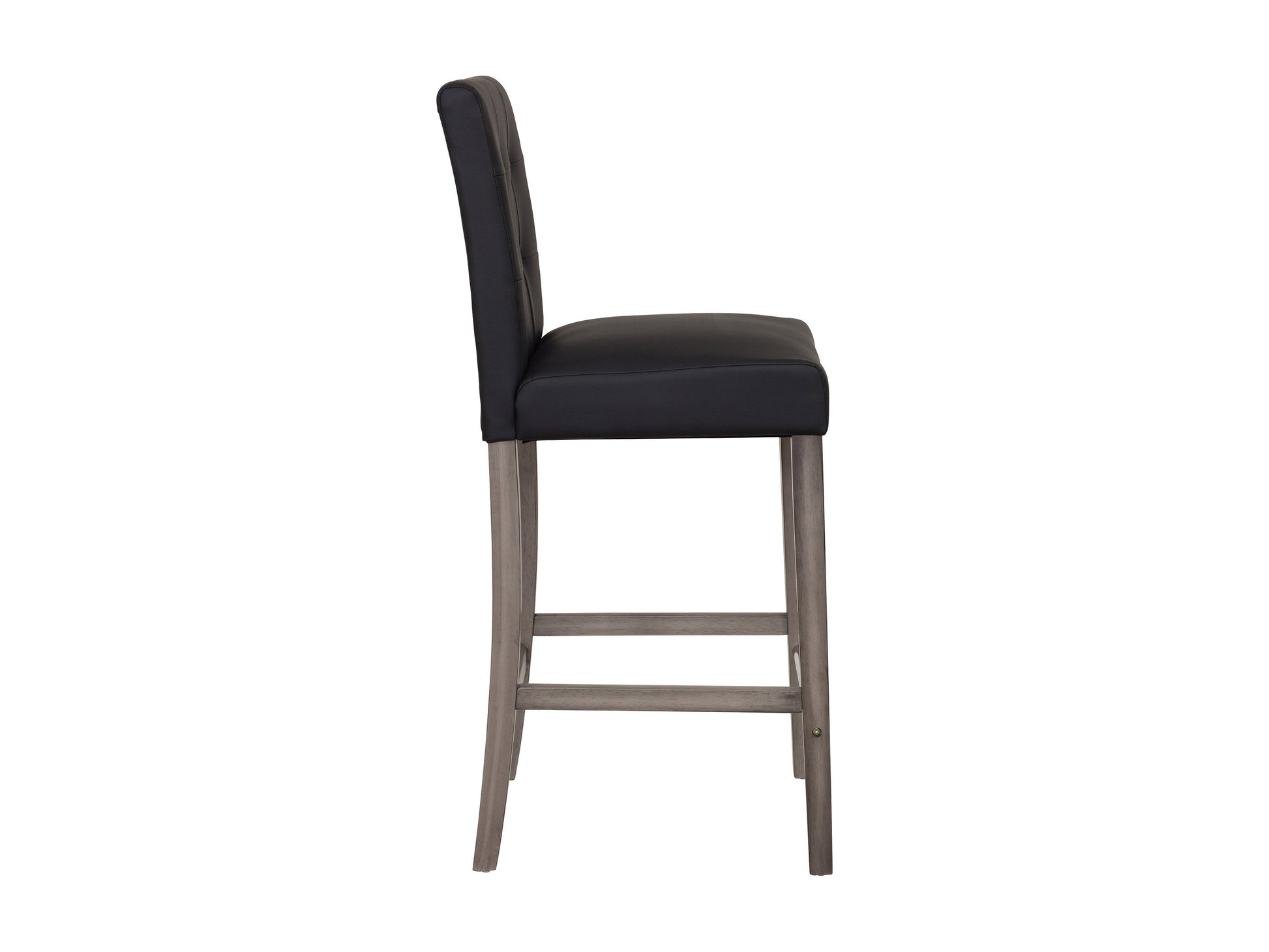 graphite black Wood Bar Stool Bar Height Leila Collection product image by CorLiving#color_graphite-black