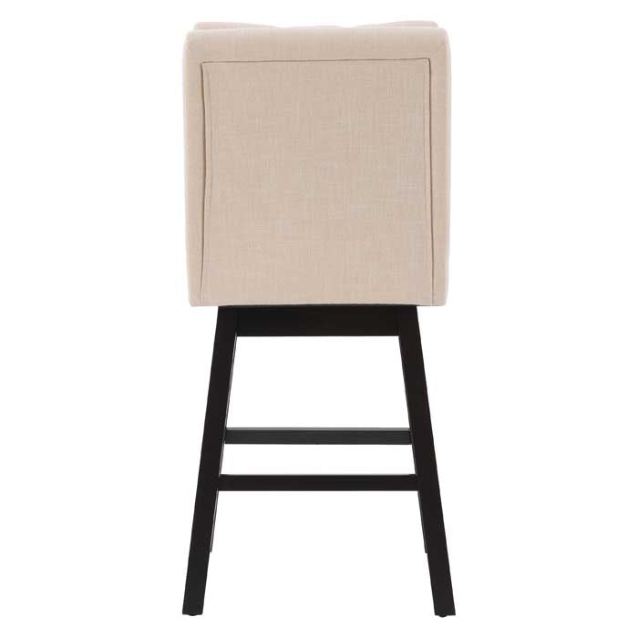 beige and dark brown Cushioned Bar Stools Set of 2 Leilani Collection product image by CorLivin#color_dpt-beige