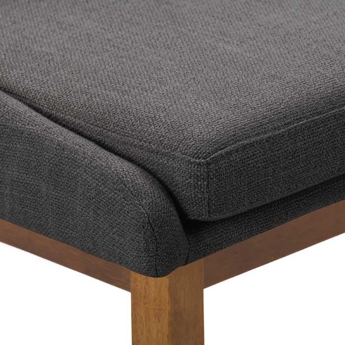 dark grey and brown High Back Bar Stools Set of 2 Luca Collection detail image by CorLiving#color_dpt-dark-grey