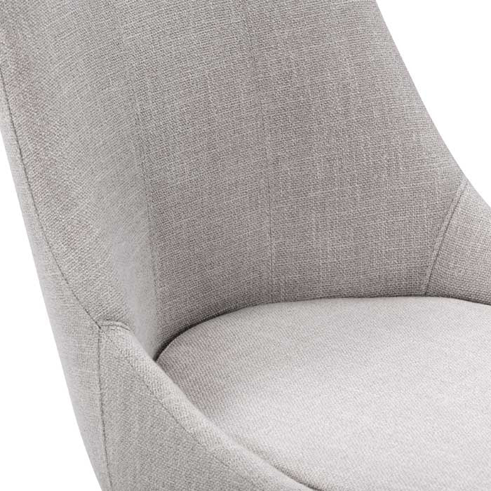 light grey and brown High Back Bar Stools Set of 2 Luca Collection detail image by CorLiving#color_dpt-grey