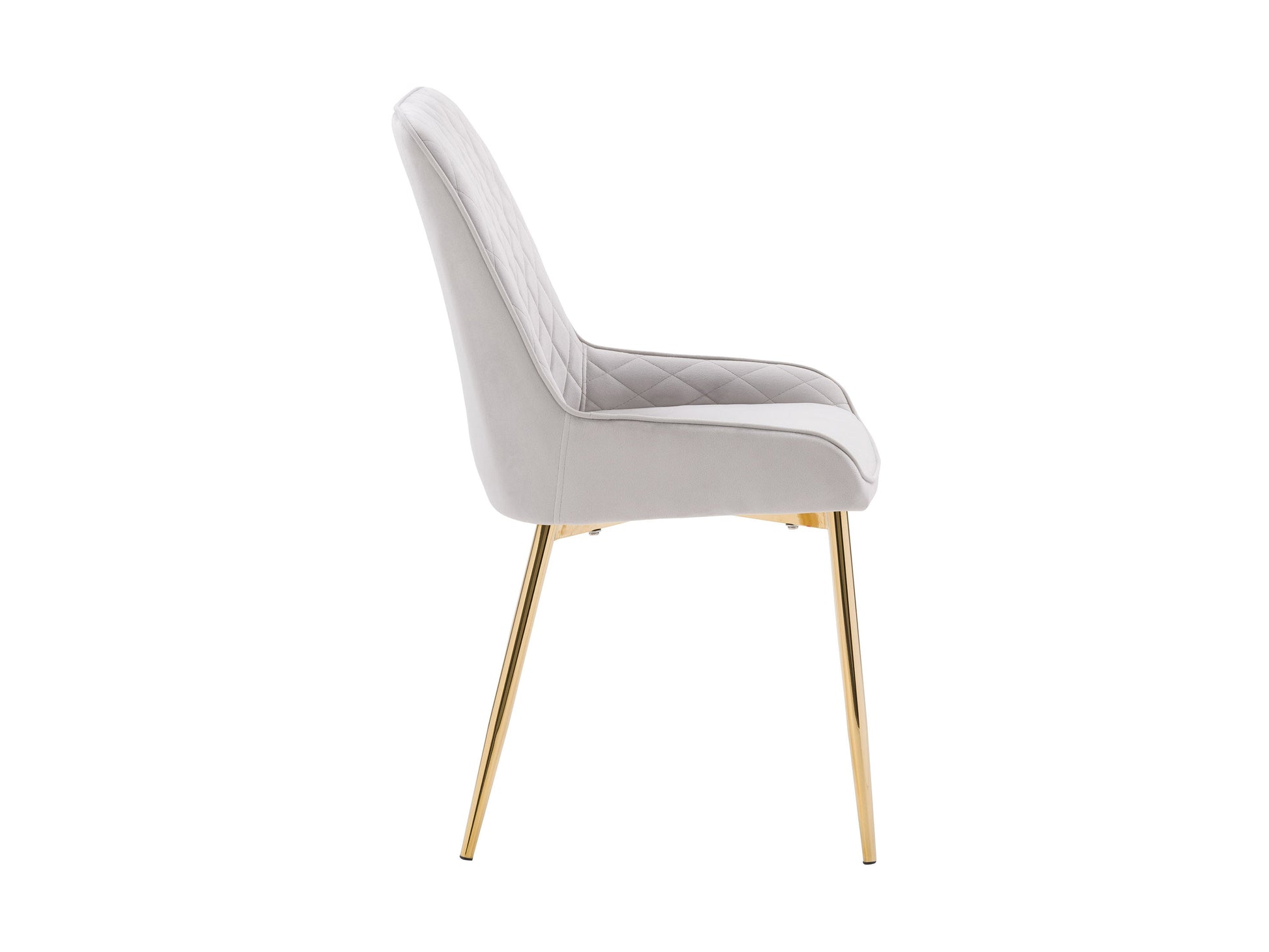 light grey Luxury Velvet Dining Chairs, Set of 2 Nia Collection product image by CorLiving#color_light-grey