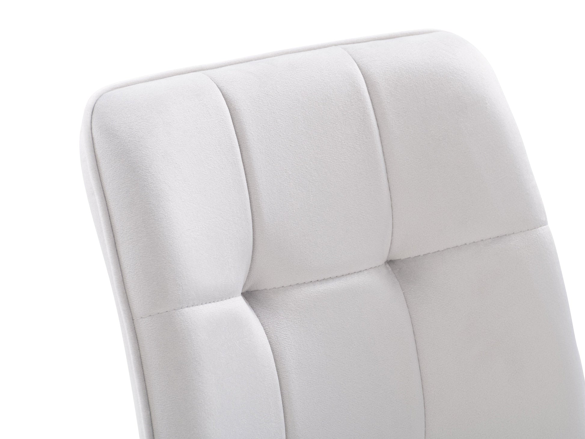 light grey Velvet Upholstered Dining Chairs, Set of 2 Nash Collection detail image by CorLiving#color_light-grey