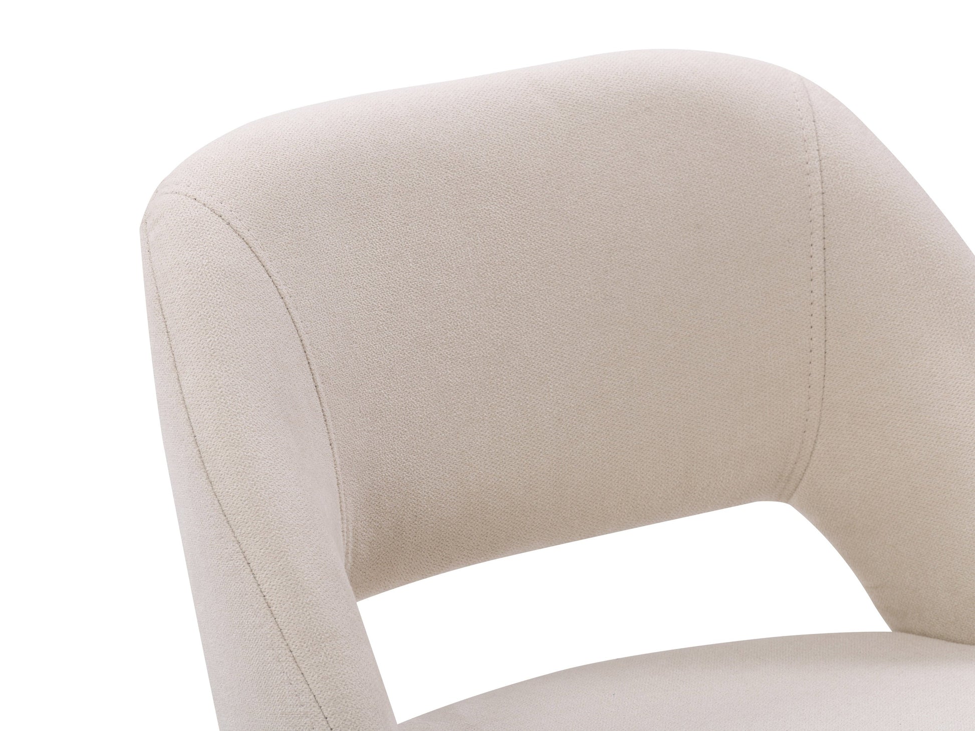 cream Velvet Bar Stools Set of 2 Talia Collection detail image by CorLiving#color_cream