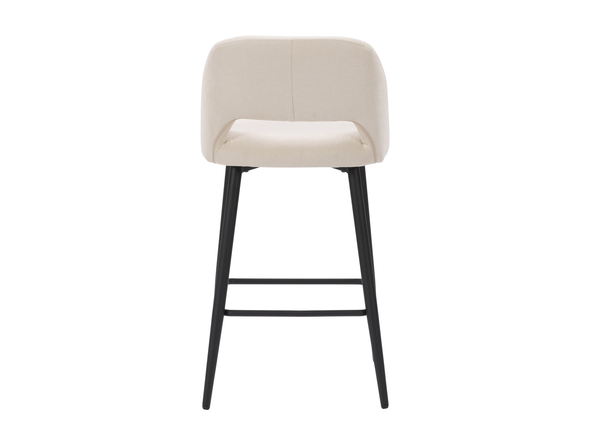 cream Velvet Bar Stools Set of 2 Talia Collection product image by CorLiving#color_cream