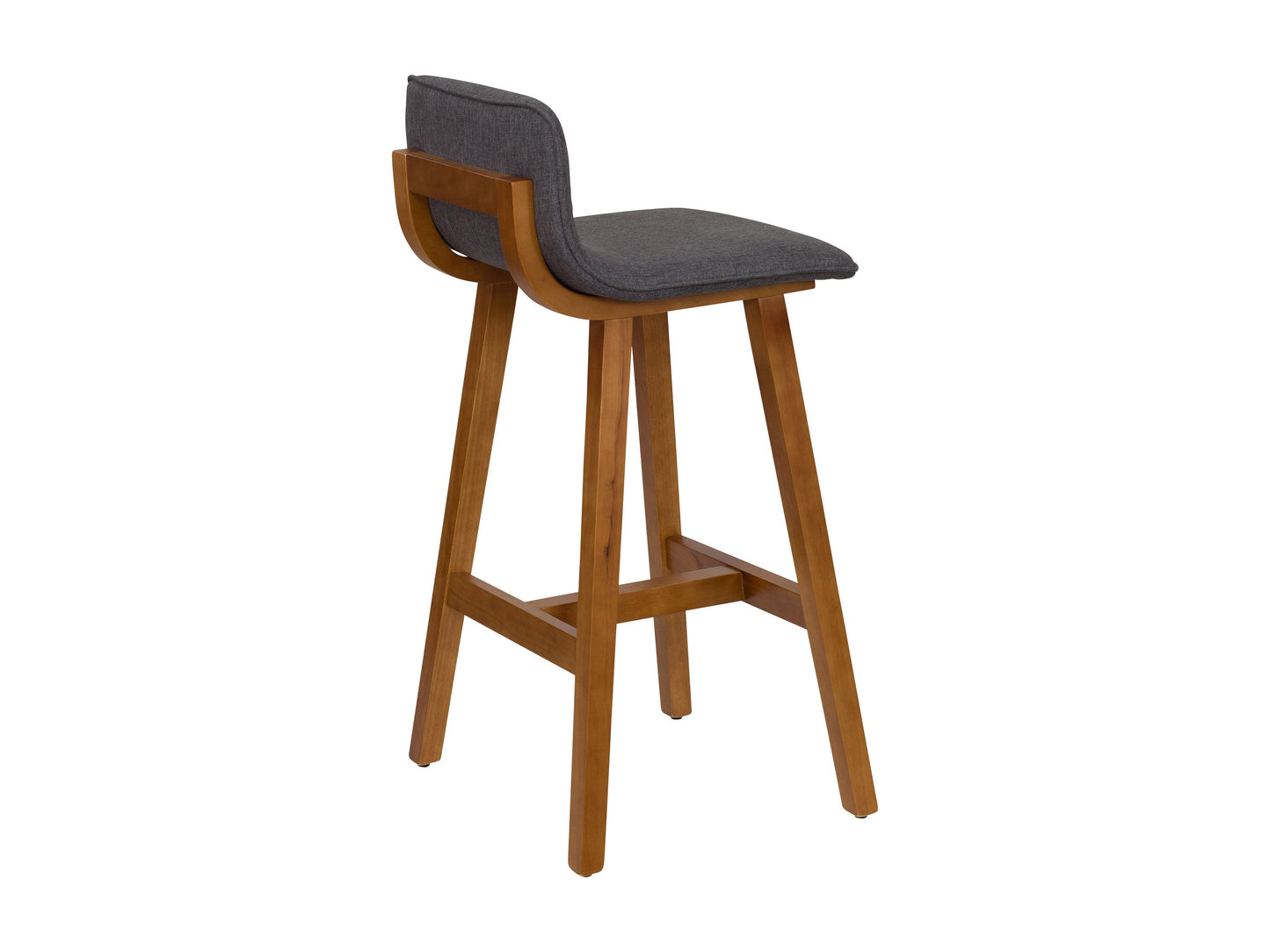 grey Wooden Bar Stools Set of 2 Bennett Collection product image by CorLiving#color_grey