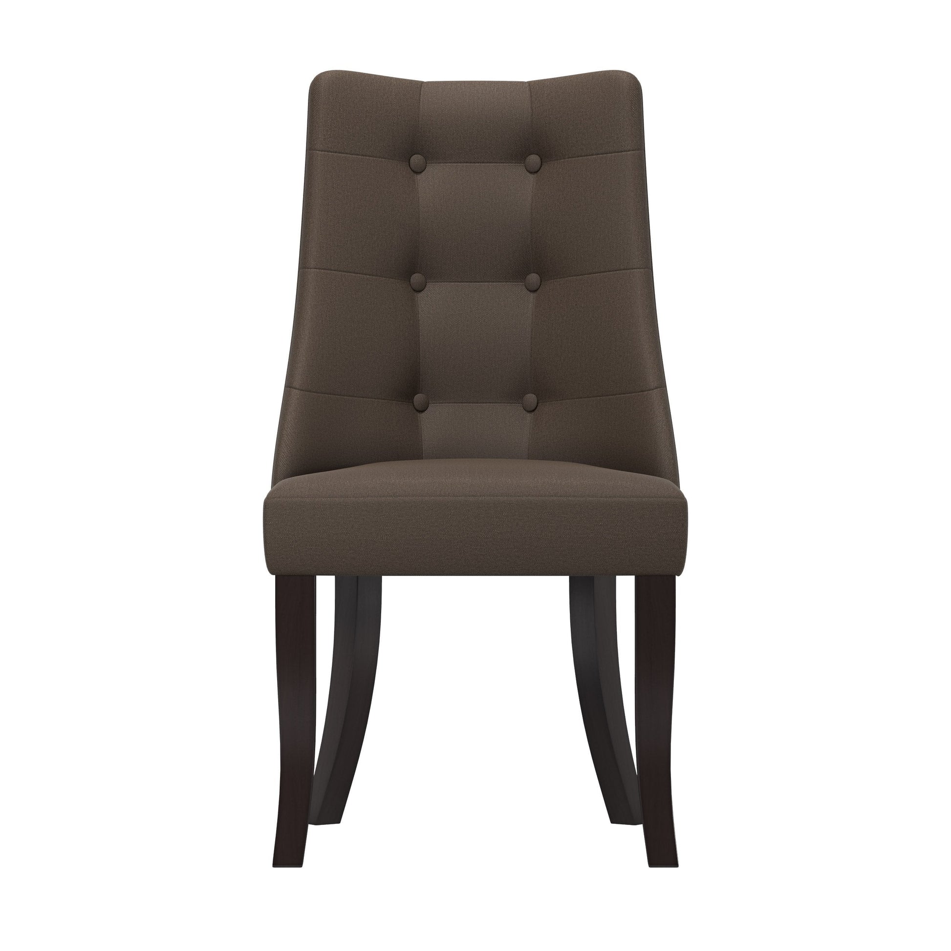 brown Accent Chairs Set of 2 Evan Collection product image by CorLiving#color_brown