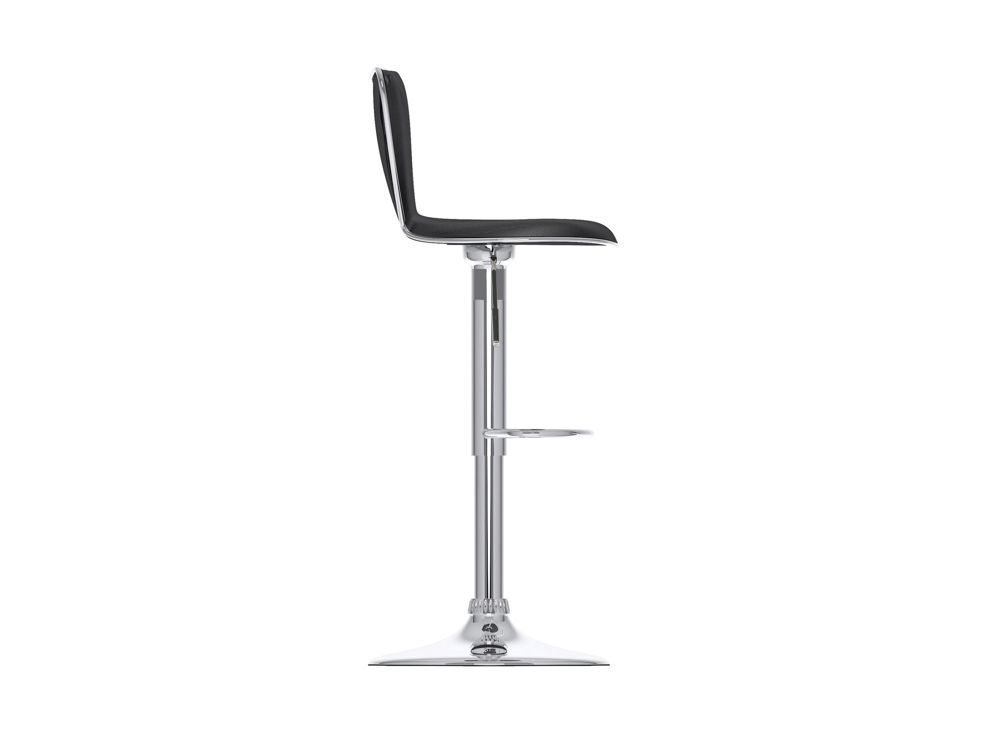 black Swivel Bar Stools Set of 2 Kayden Collection product image by CorLiving#color_black