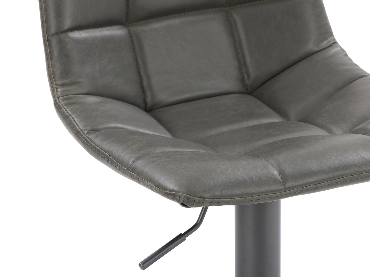grey Swivel Bar Stools Set of 2 Palmer Collection detail image by CorLiving#color_grey