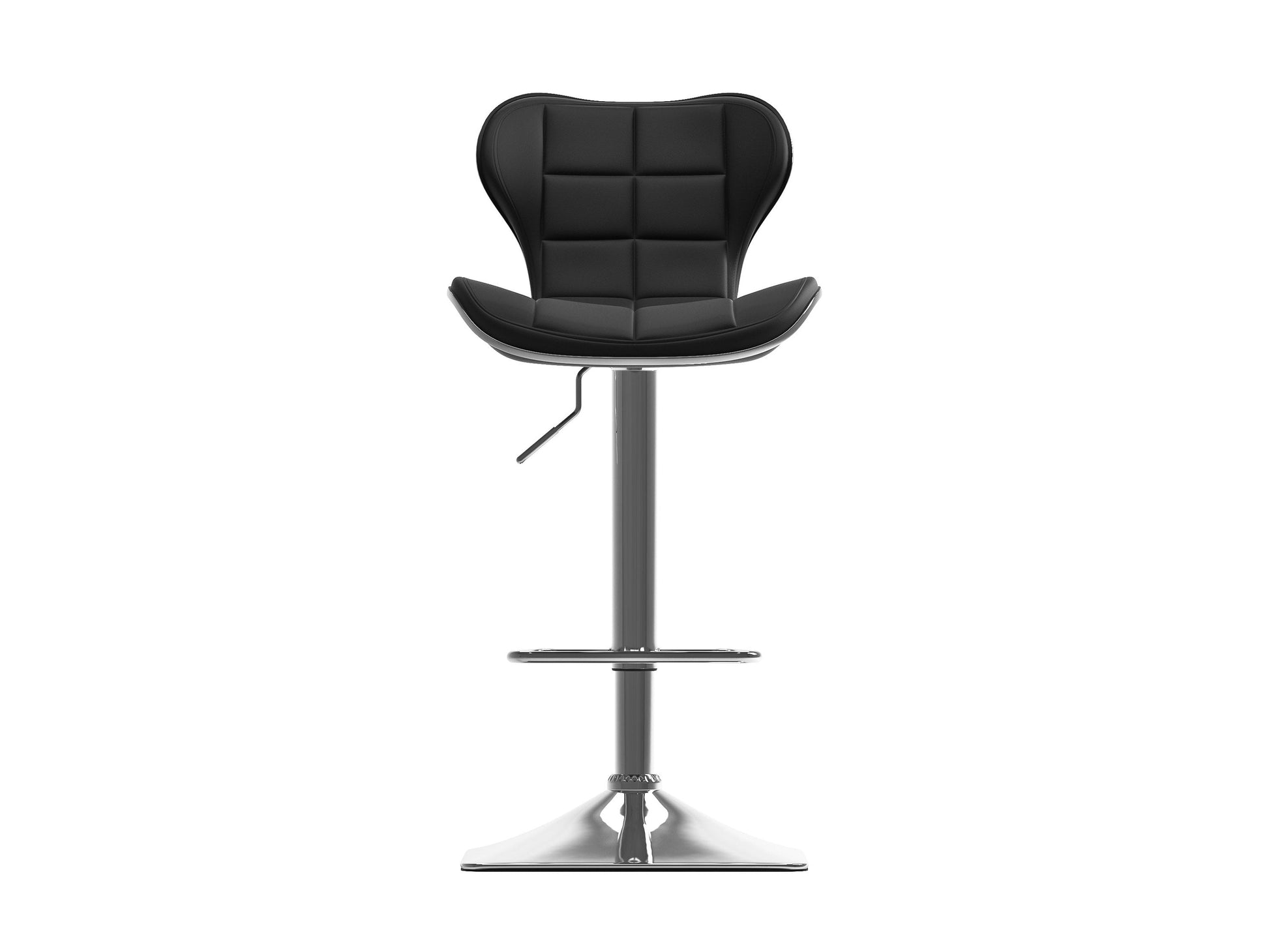black Bar Stools with Backs Set of 2 Remi Collection product image by CorLiving#color_black