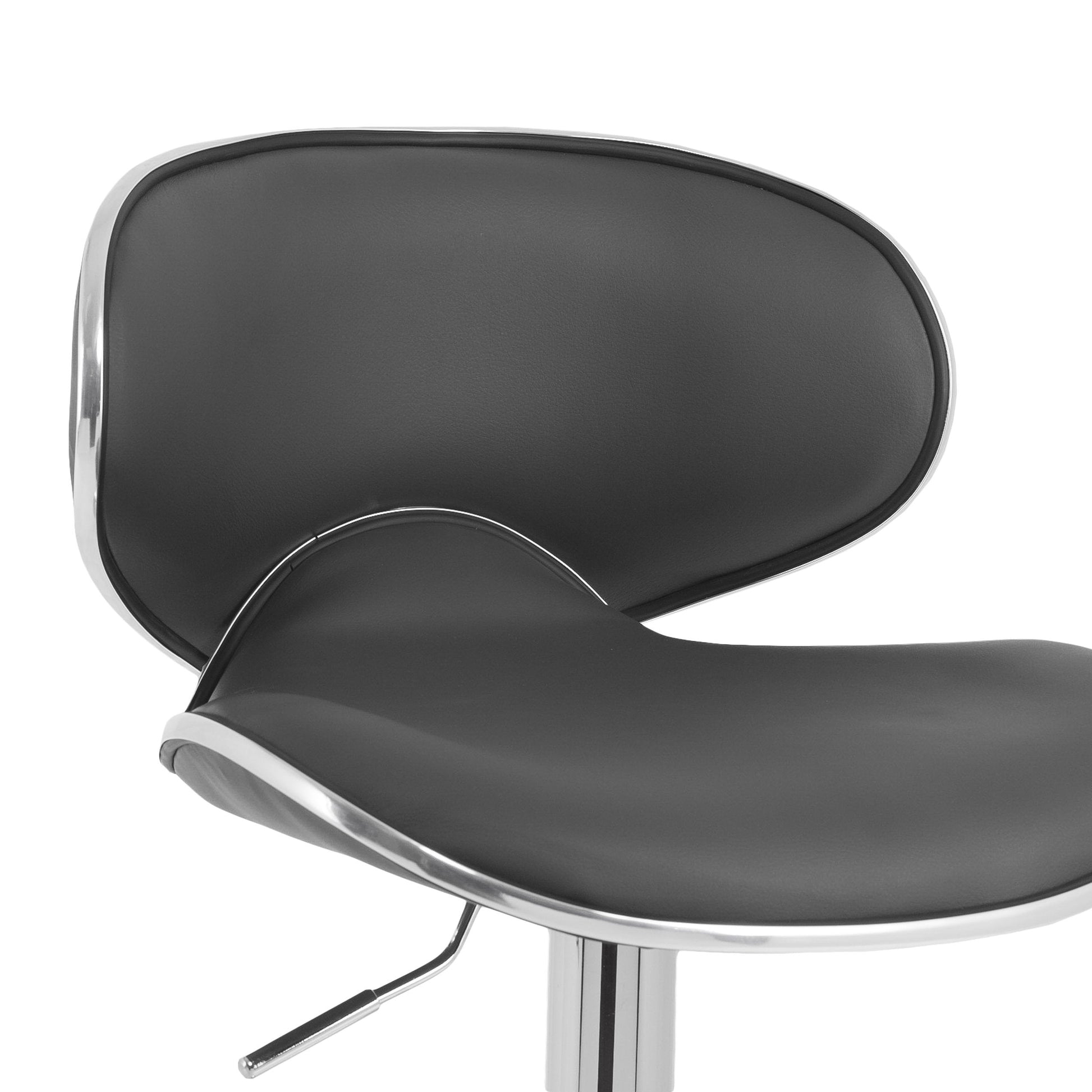 dark grey Dark Grey Bar Stools Set of 2 Marcus Collection detail image by CorLiving#color_dark-grey