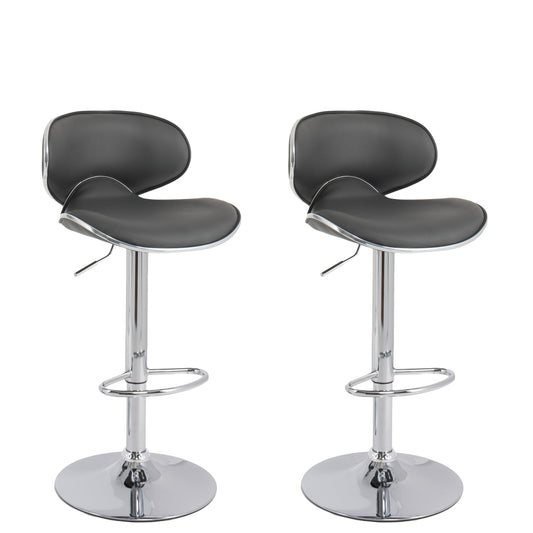 dark grey Dark Grey Bar Stools Set of 2 Marcus Collection product image by CorLiving#color_dark-grey