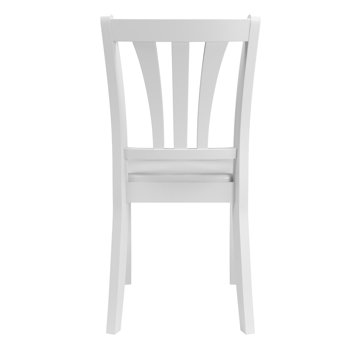 white High Back Dining Room Chairs, Set of 2 Dillon Collection product image by CorLiving#color_dillon-white