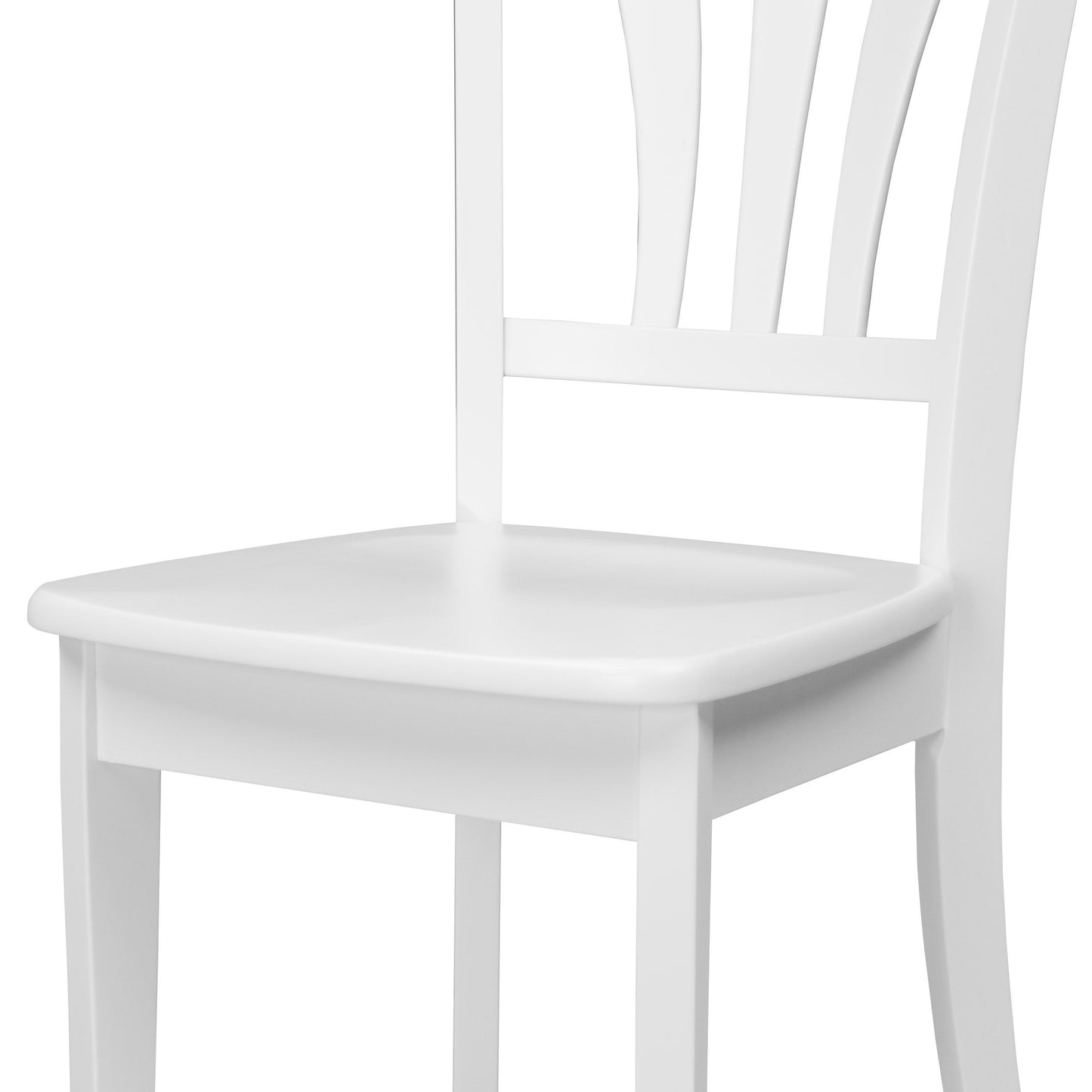 white High Back Dining Room Chairs, Set of 2 Dillon Collection product image by CorLiving#color_dillon-white