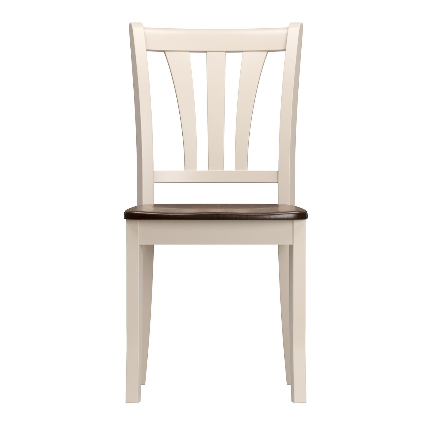 dark brown and cream High Back Dining Room Chairs, Set of 2 Dillon Collection product image by CorLiving#color_dillon-dark-brown-and-cream