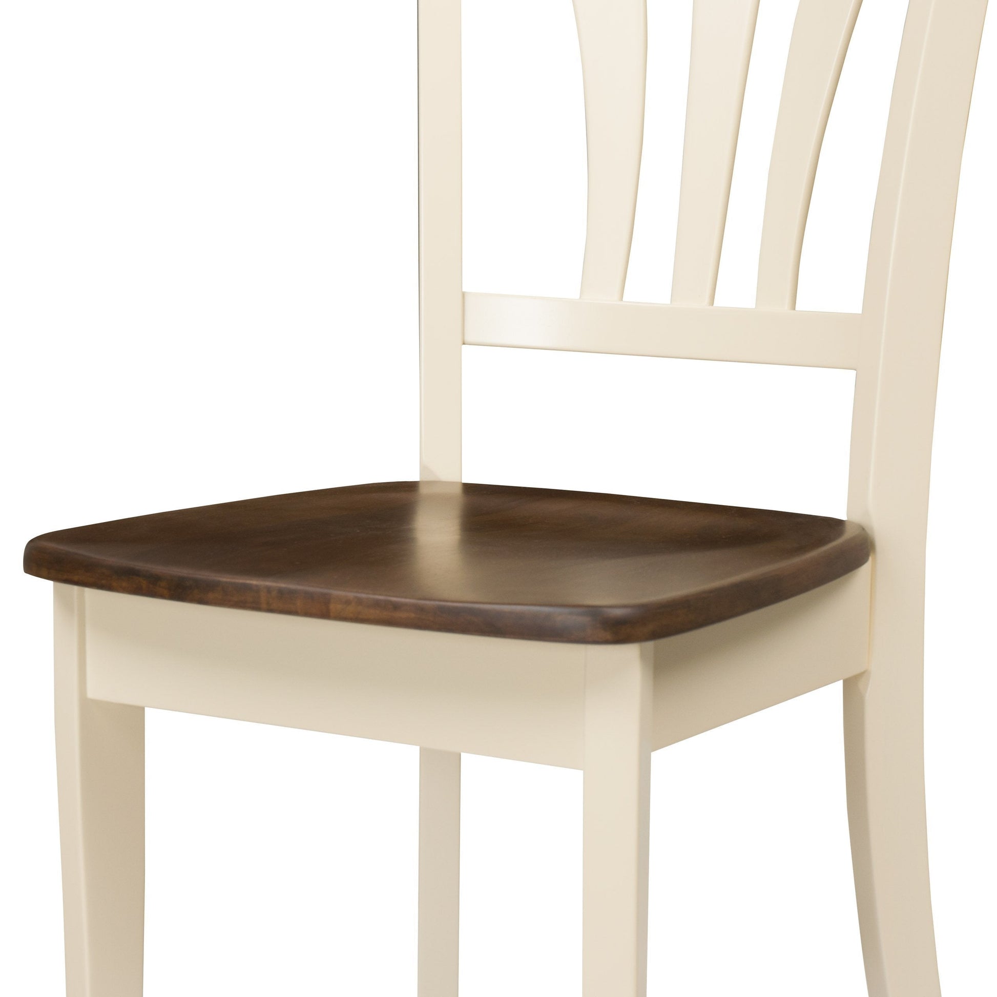 dark brown and cream High Back Dining Room Chairs, Set of 2 Dillon Collection product image by CorLiving#color_dillon-dark-brown-and-cream