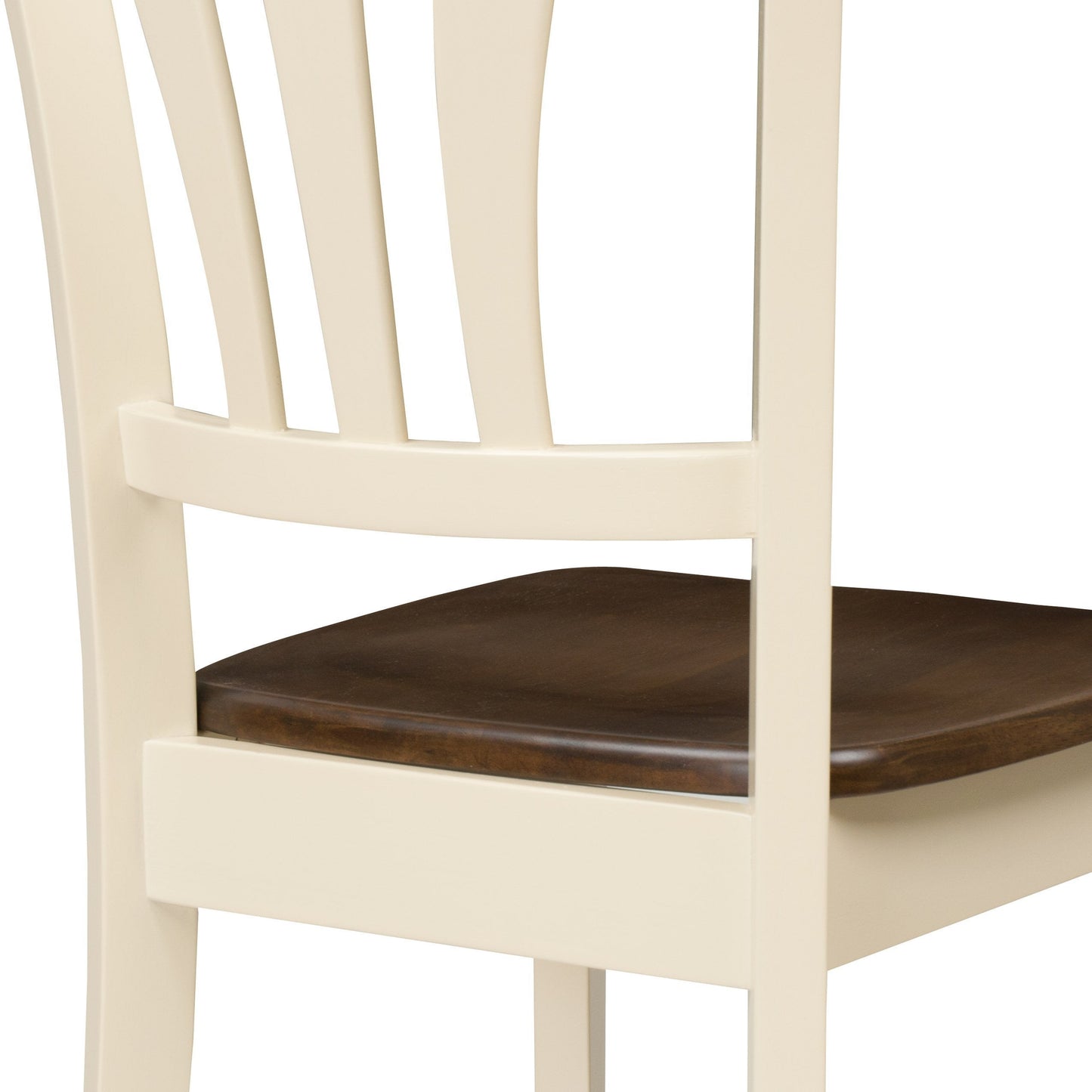 dark brown and cream High Back Dining Room Chairs, Set of 2 Dillon Collection product image by CorLiving#color_dillon-dark-brown-and-cream