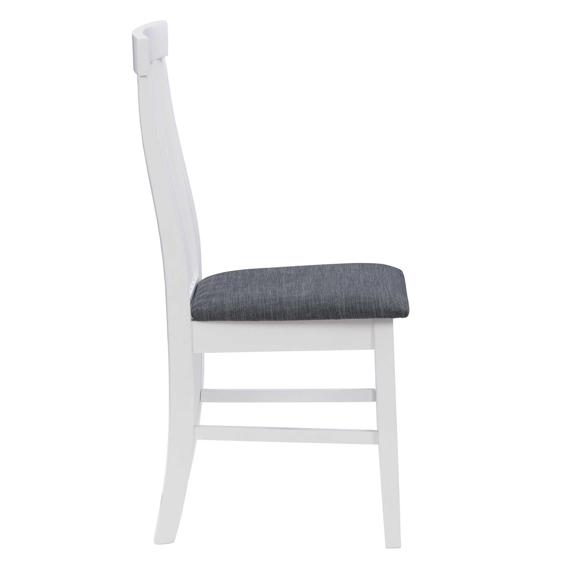 White Wooden Chairs, Set of 2 Michigan Collection product image by CorLiving#color_white
