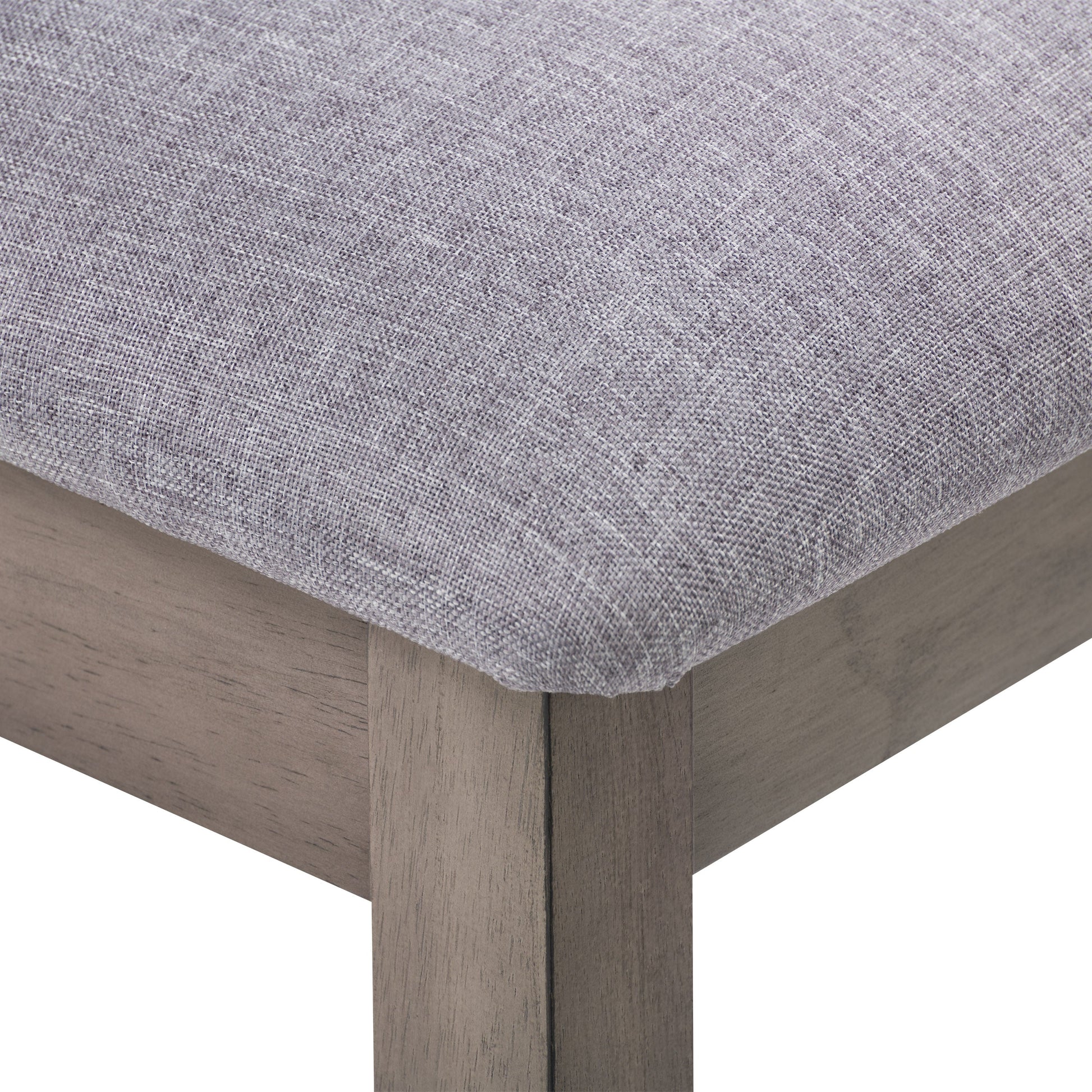 washed grey Counter Height Dining Chairs Set of 2 Tuscany Collection detail image by CorLiving#color_washed-grey