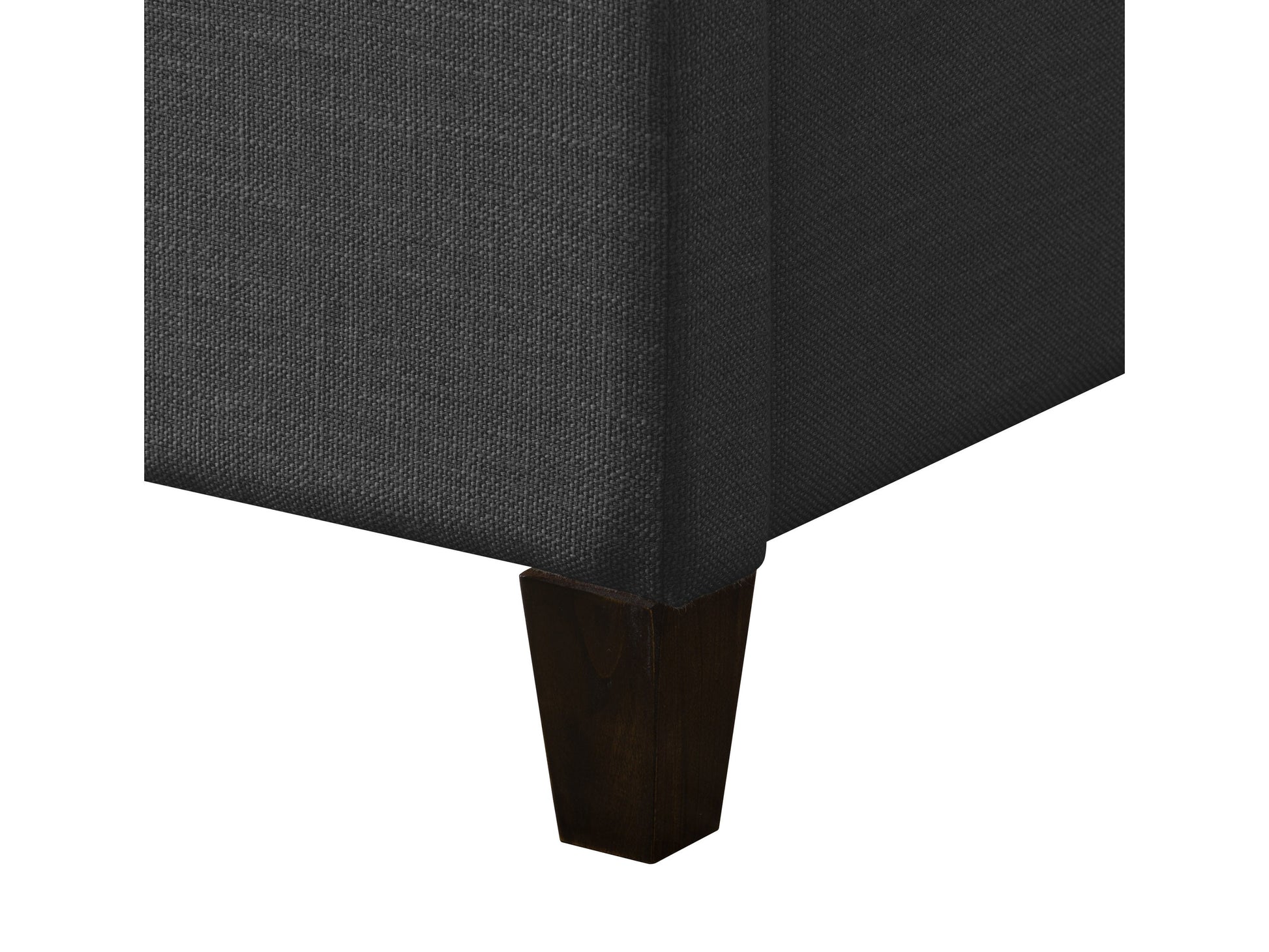 dark grey Upholstered King Bed Florence Collection detail image by CorLiving#color_dark-grey