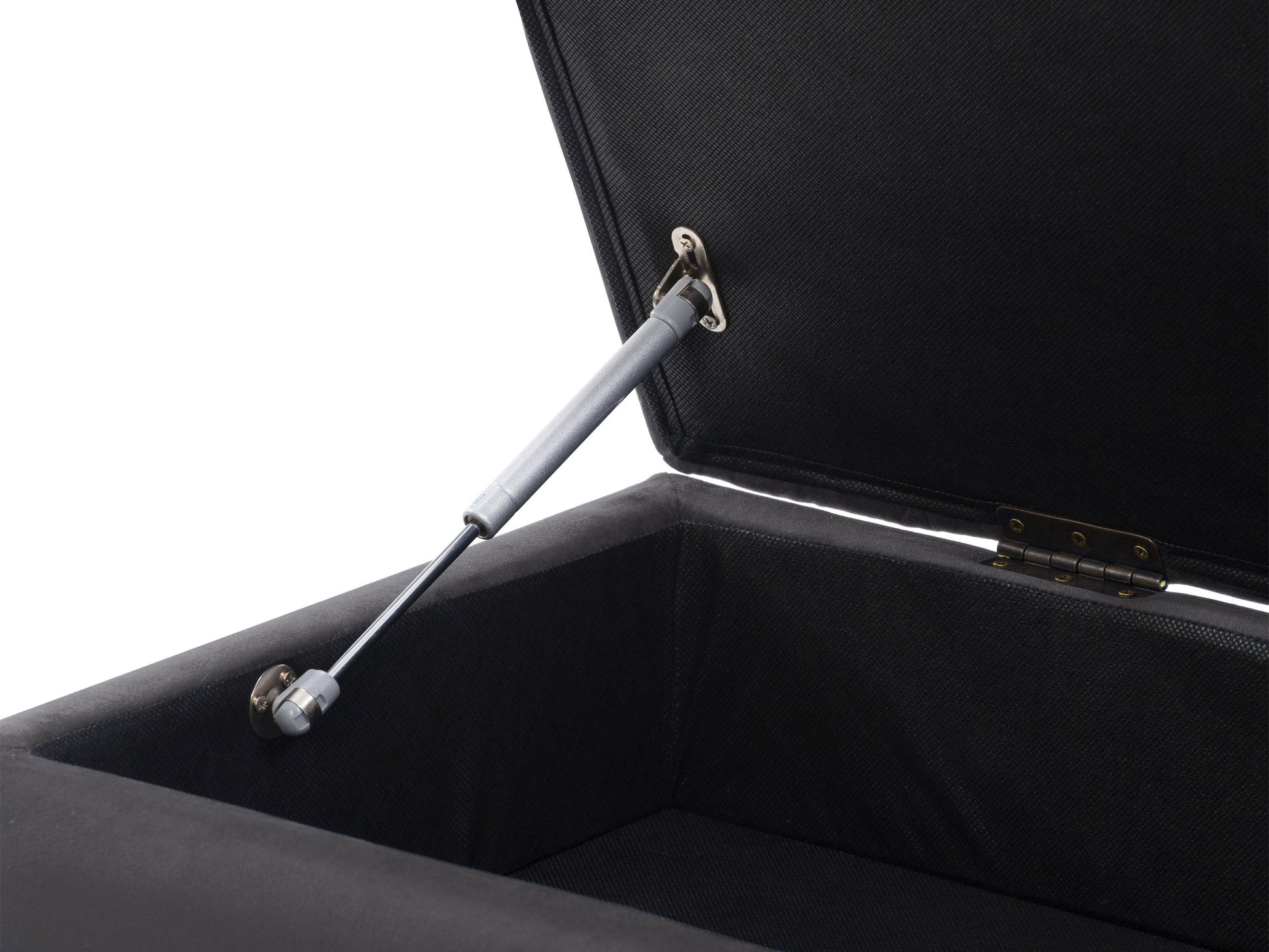 dark grey Velvet Storage Bench Perry Collection detail image by CorLiving#color_perry-dark-grey