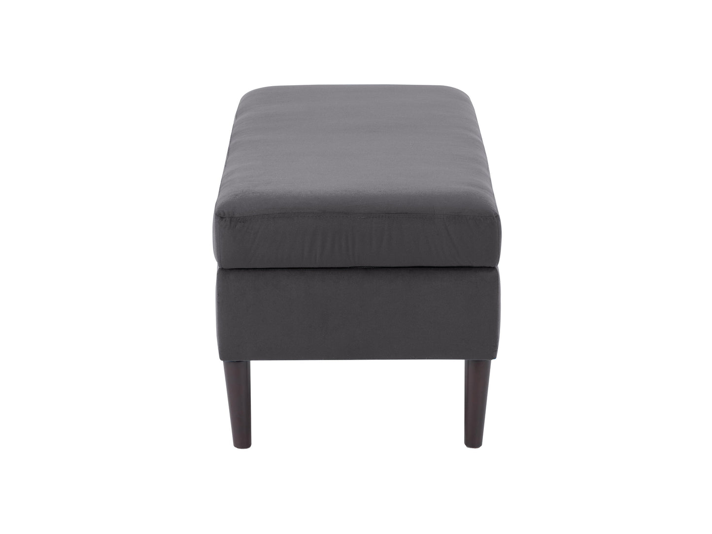 dark grey Velvet Storage Bench Perry Collection product image by CorLiving#color_perry-dark-grey