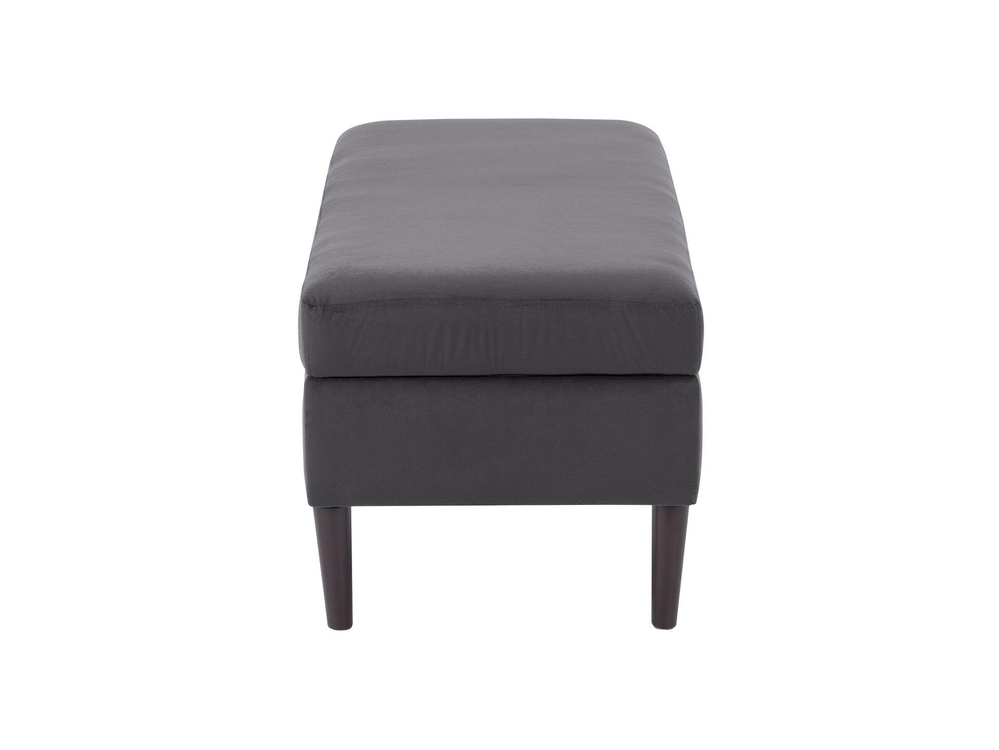 dark grey Velvet Storage Bench Perry Collection product image by CorLiving#color_perry-dark-grey